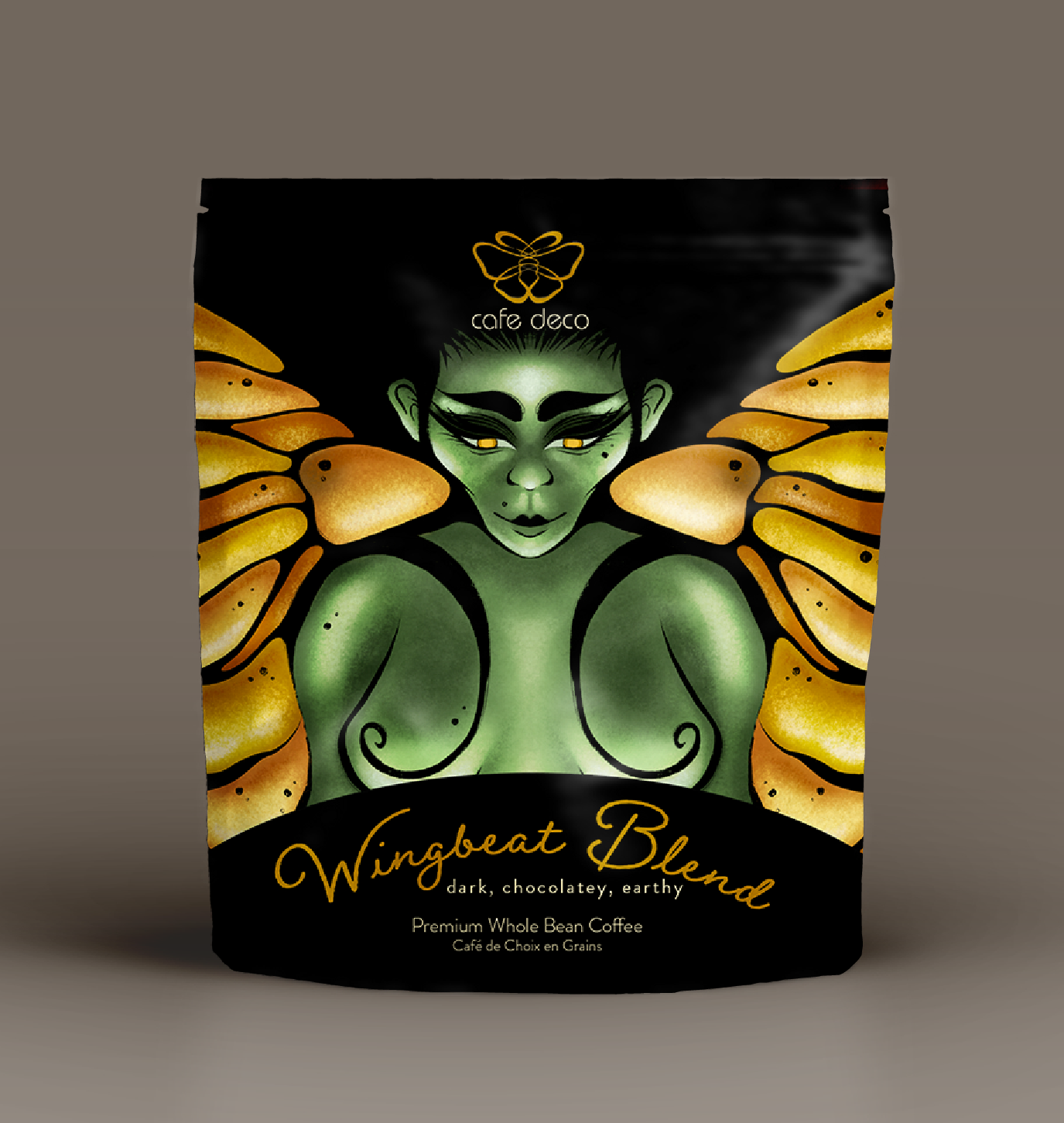 Coffee Bag Design Mockup