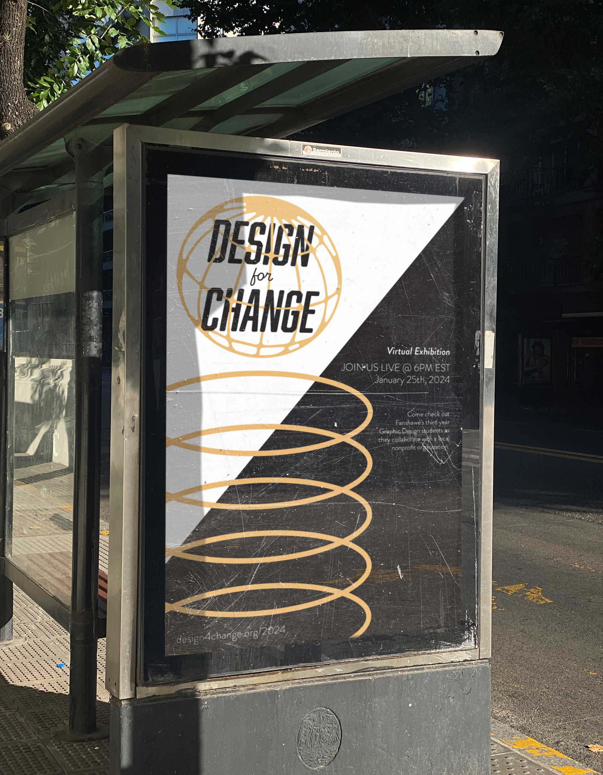 Bus Terminal Ad Mockup
