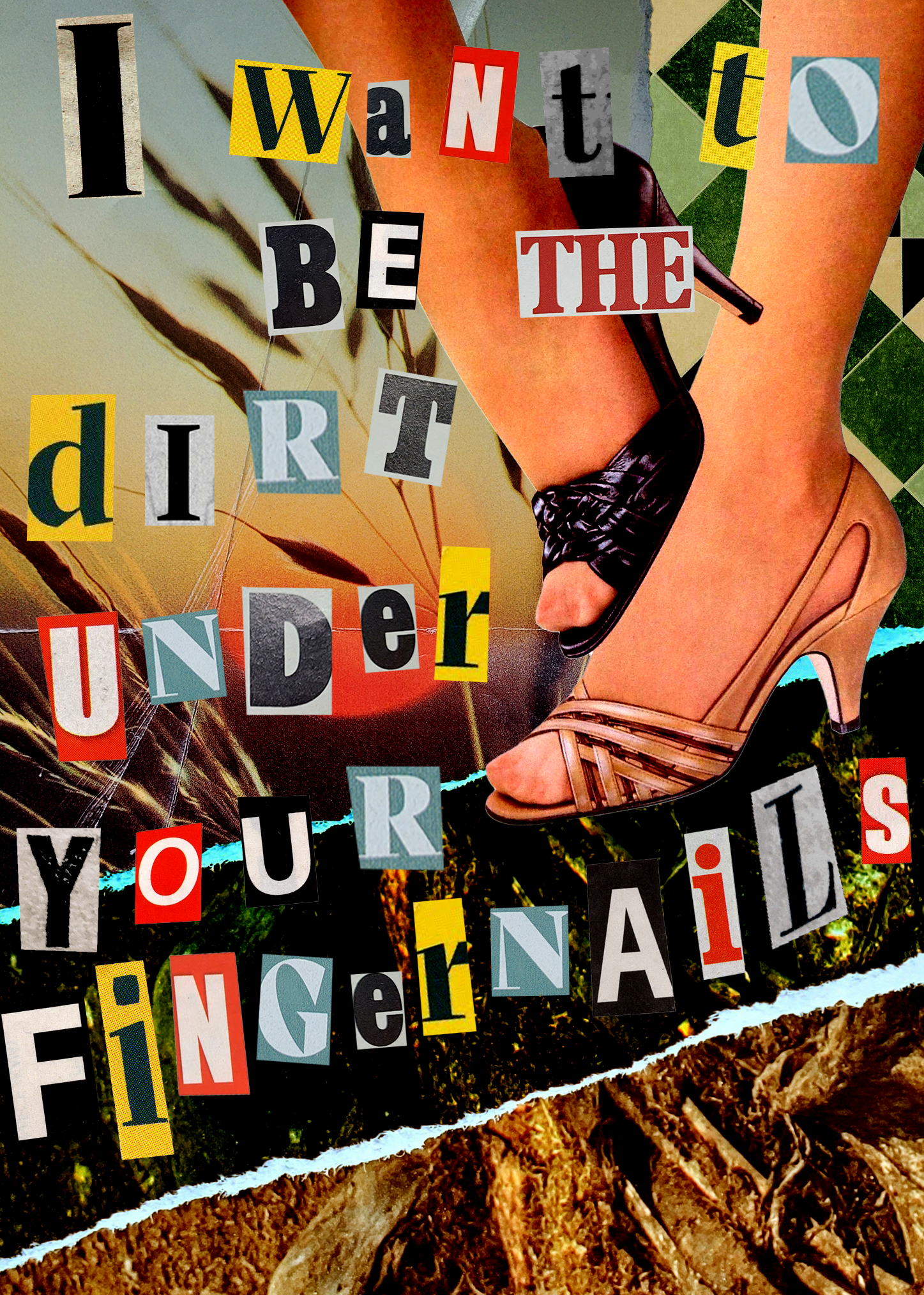 Magazine Paper Collage