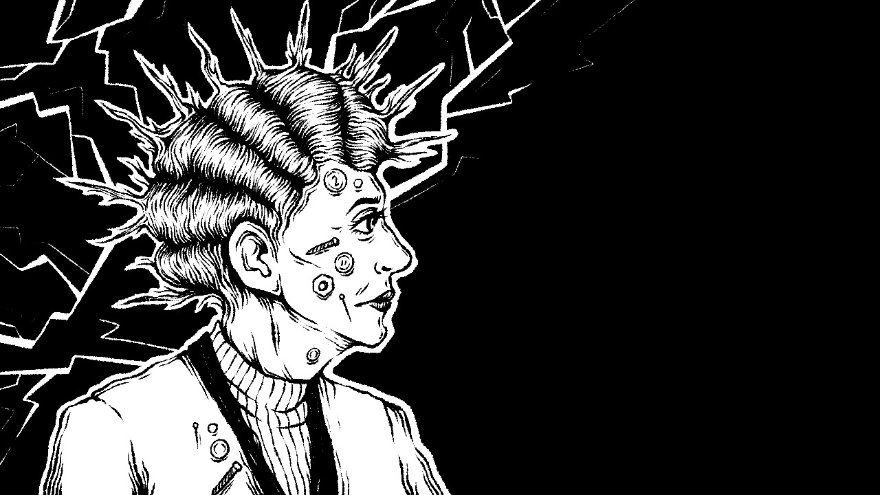 Electric Lady Illustration
