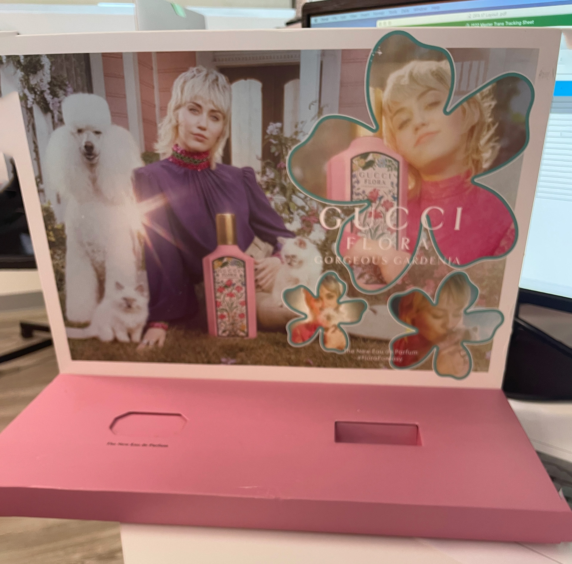 Compose and produce of visual and mount on tester