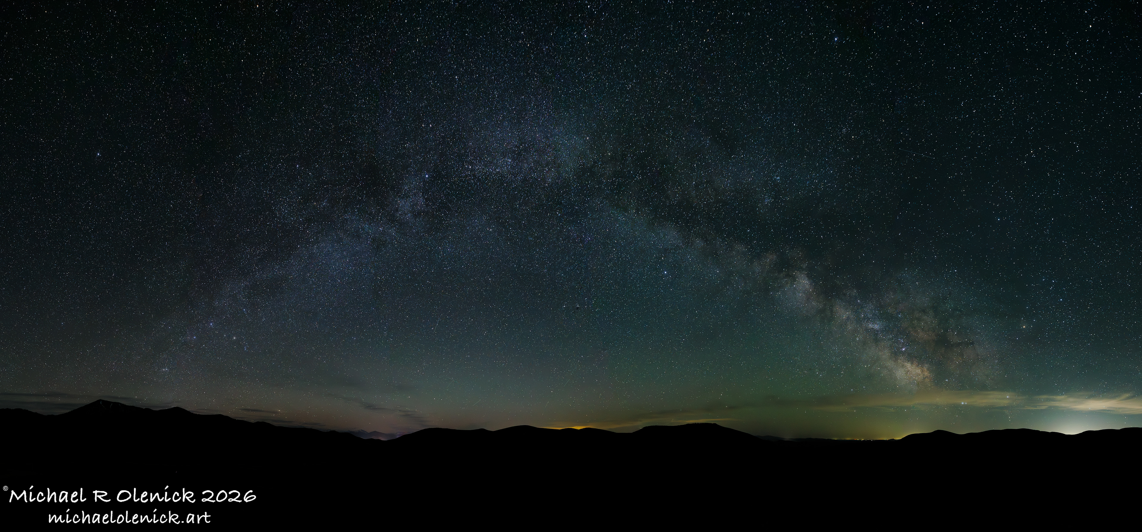 Richardson Summit Milky Way Arch
