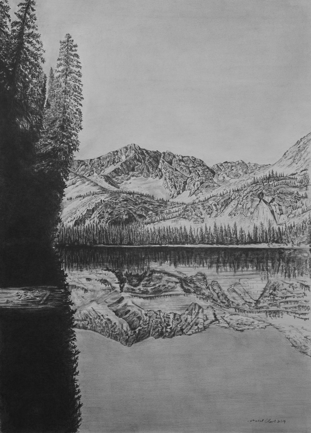 Moose Lake, Pioneer Mountains