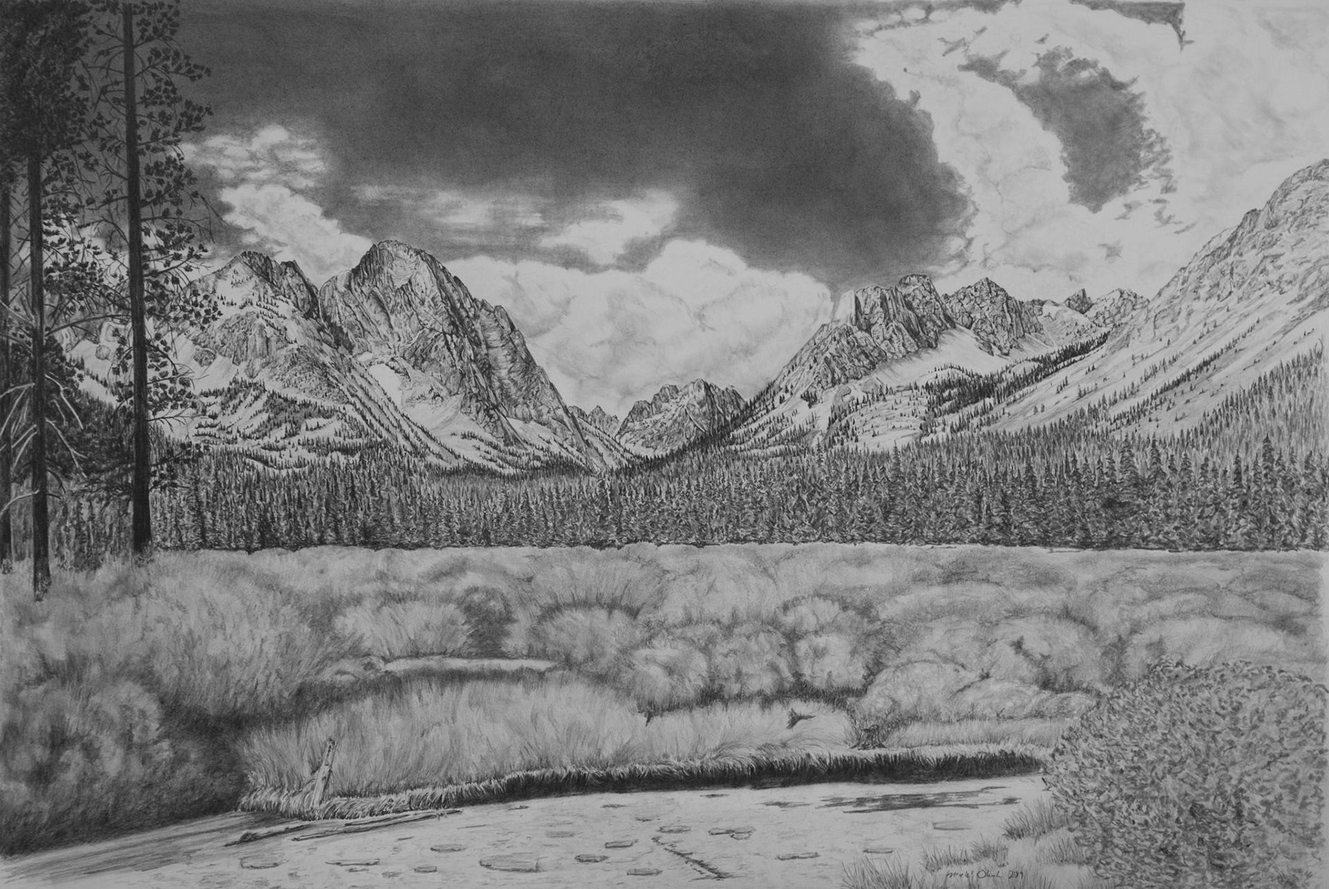 Fishhook Creek, Sawtooth Mountains