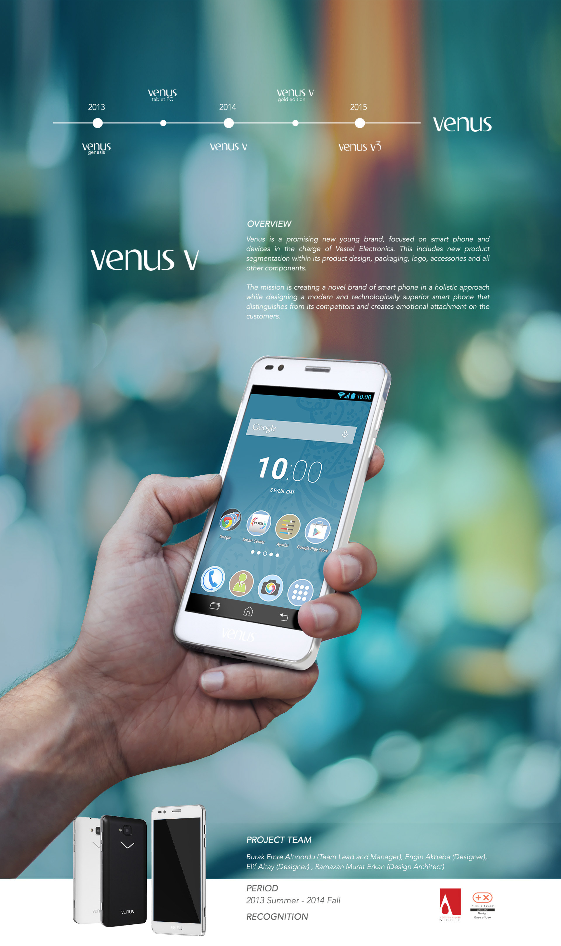 Engin Akbaba  Art of Design - CASE STUDY: VENUS V SMART PHONE