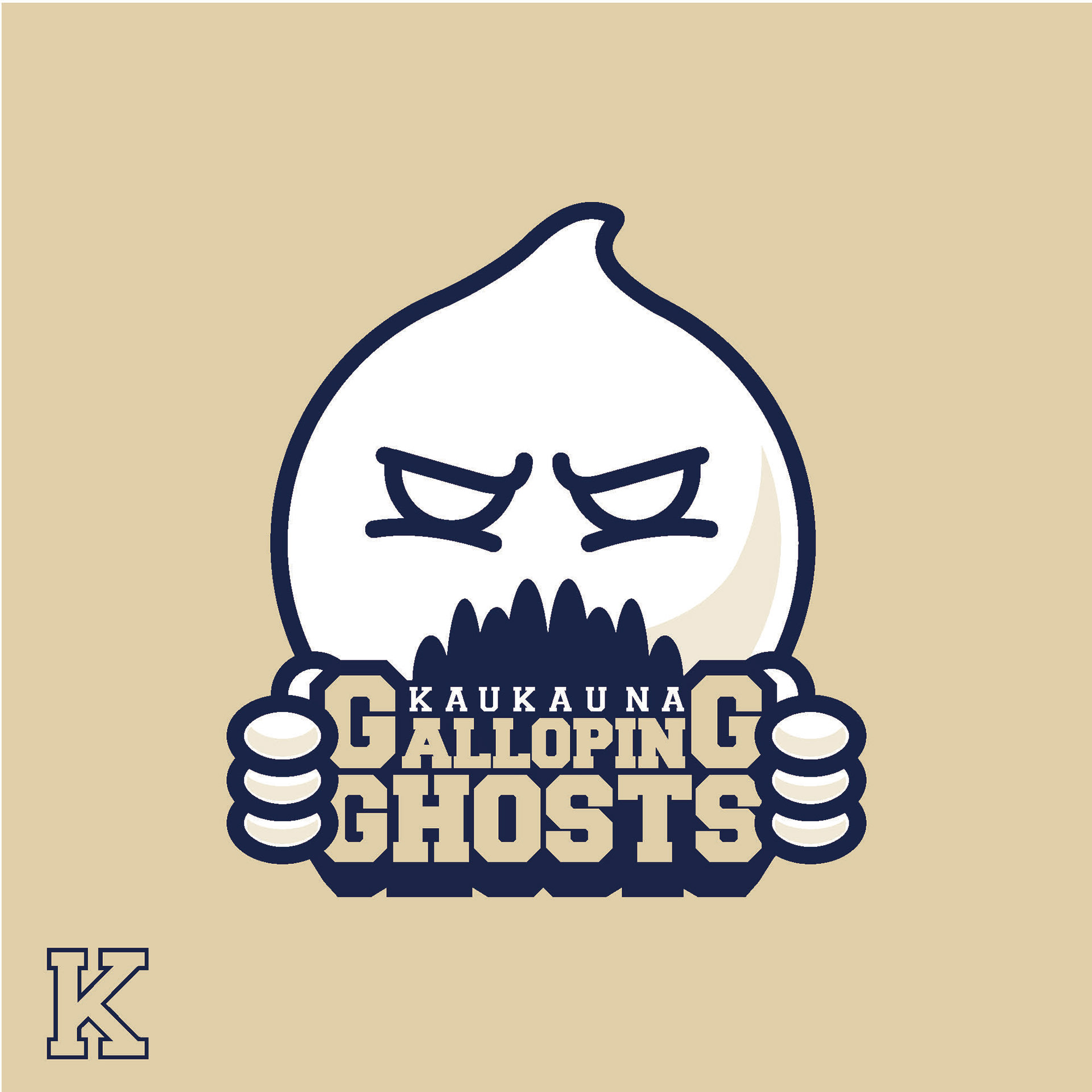 Kaukauna Galloping Ghosts School Logo
