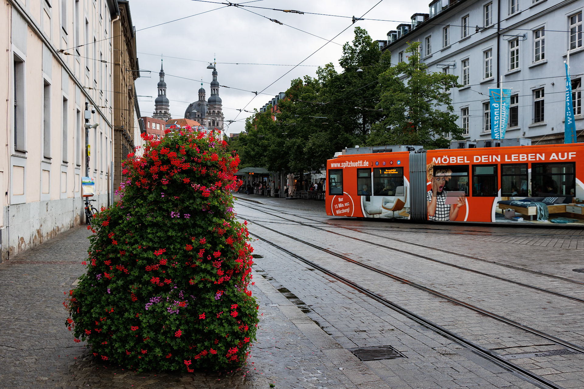 Juliuspromenade in Würzburg, Lower Franconia