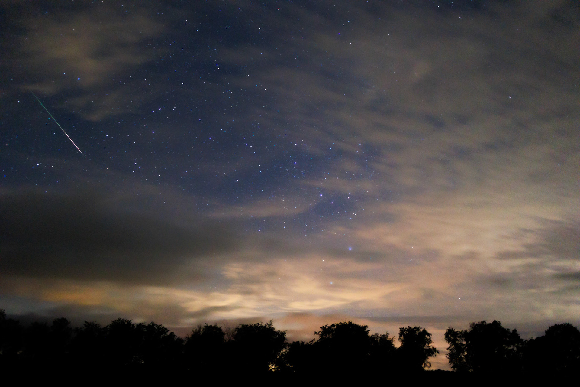 Perseid meteor shower seen from Schmalenberg on 12.08.2023