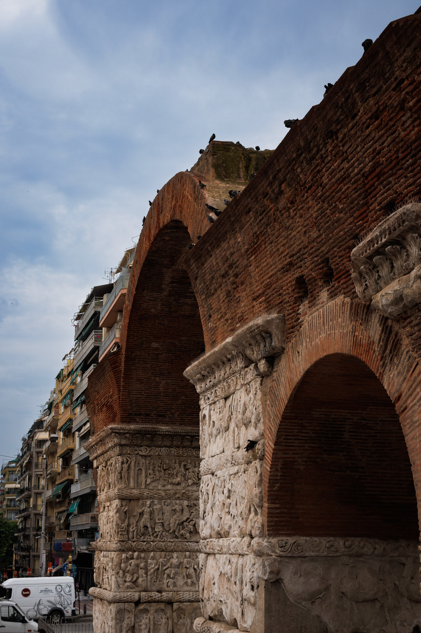 Arch of Galerius in Thessaloniki city