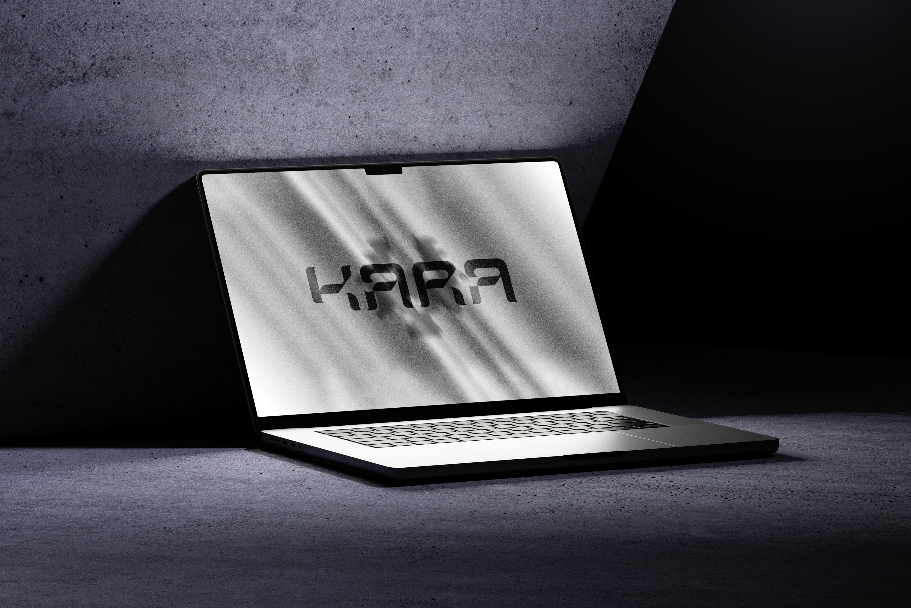 Responsive website design mockup for KARA personal identity by Karan Sandhu.