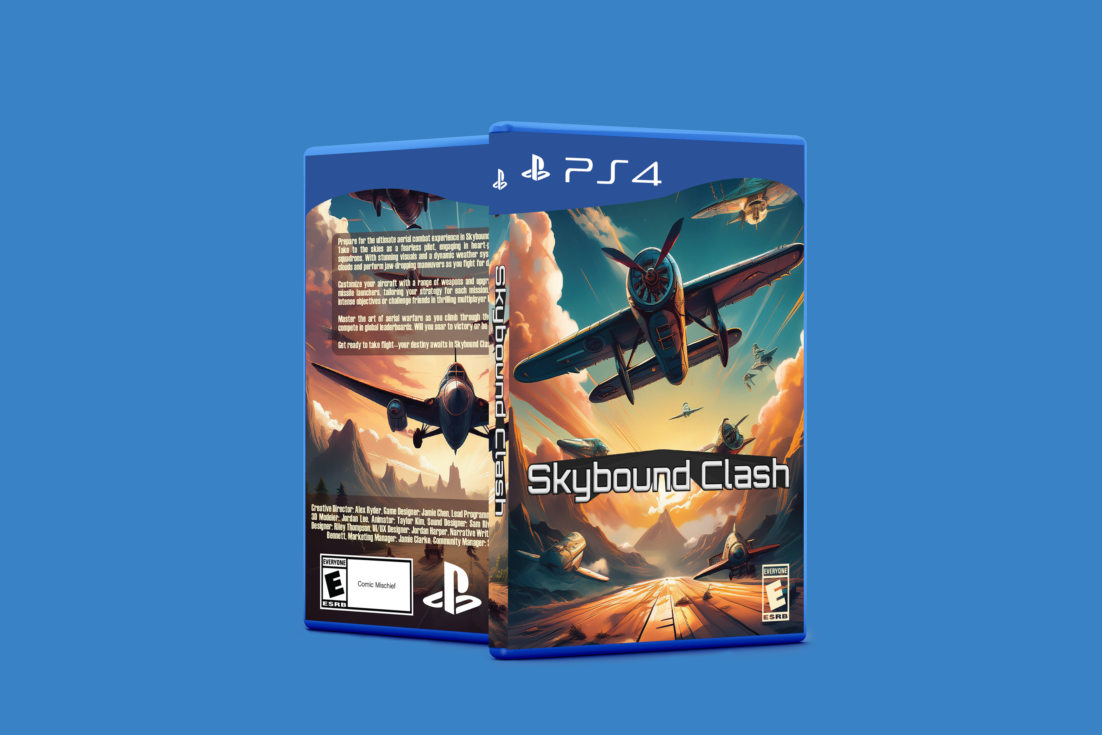 Fictitious Video Game Mockup