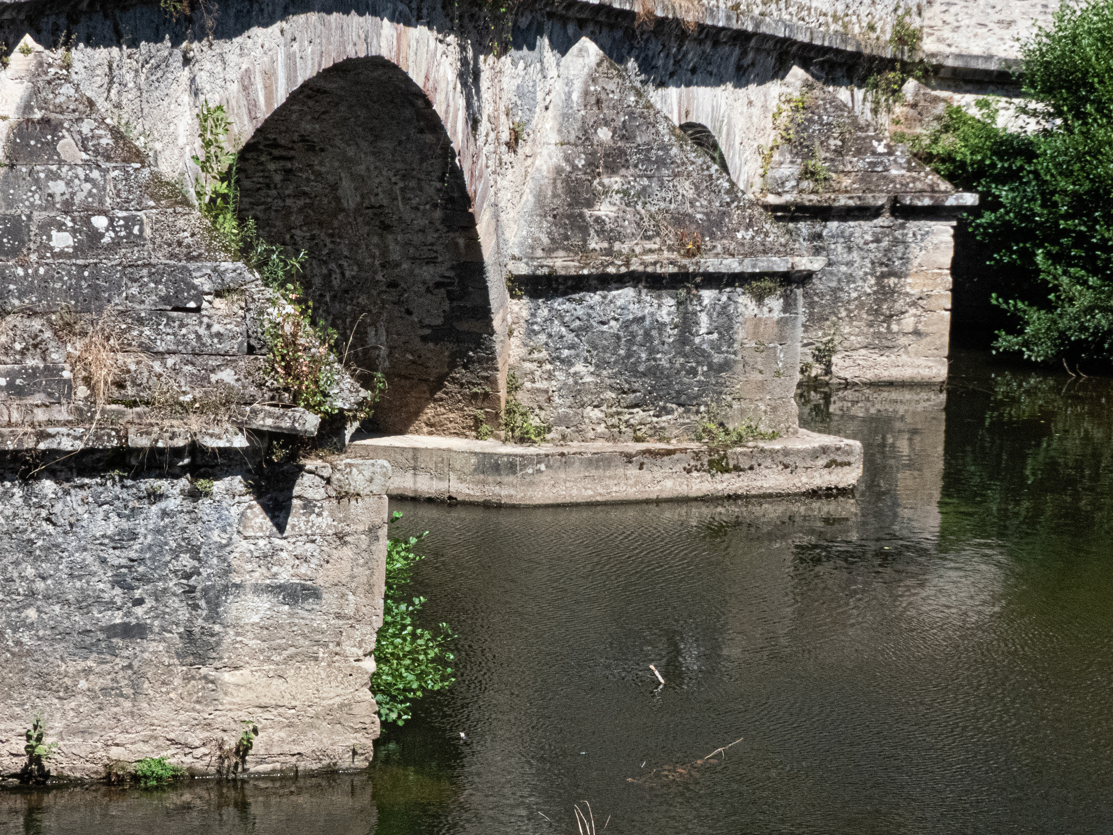 Pont de Cirou, entre Tarn et Aveyron, France, août 2020 / Pont de Cirou, between Tarn and Aveyron, France, August 2020
