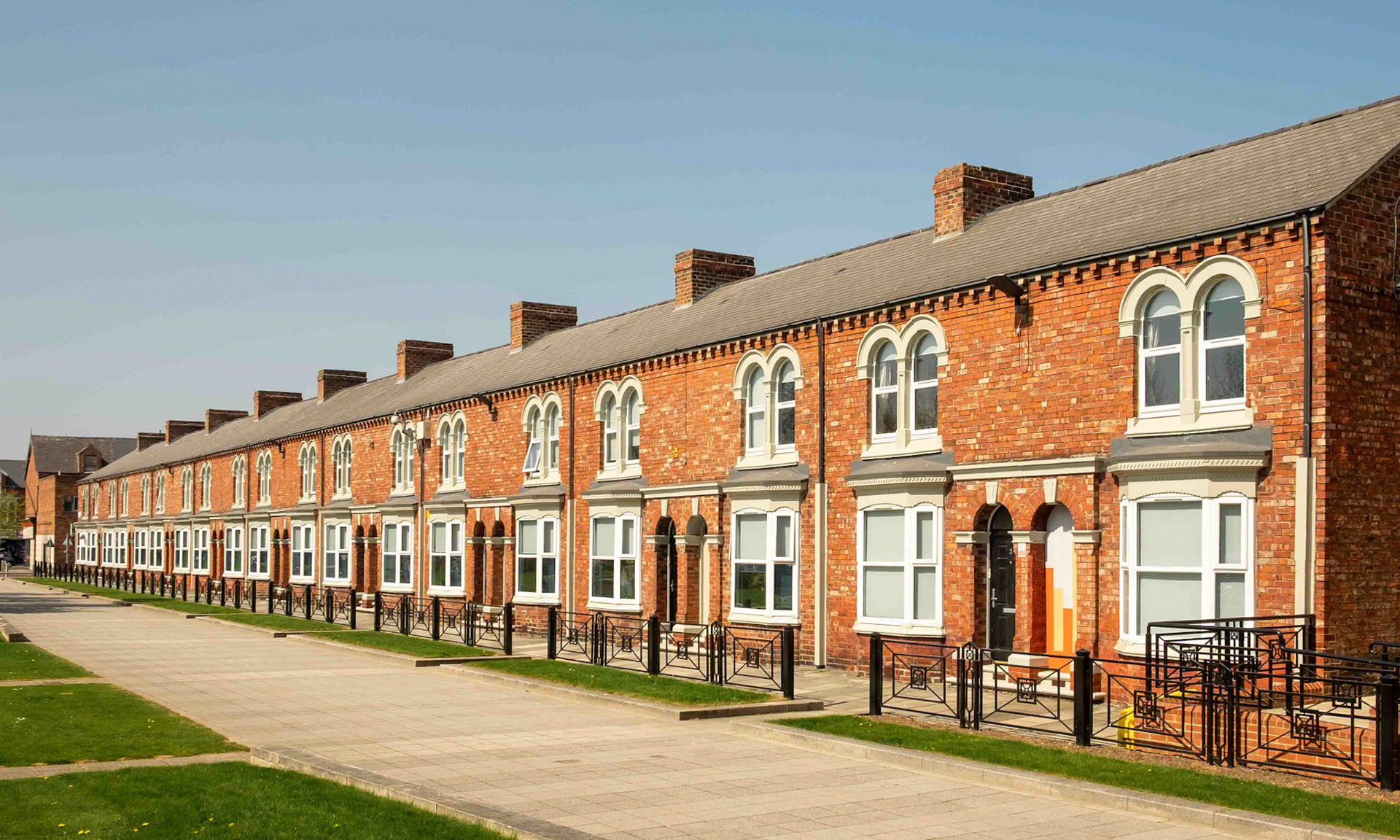 Back of Albert Road - Middlesbrough UK 2019