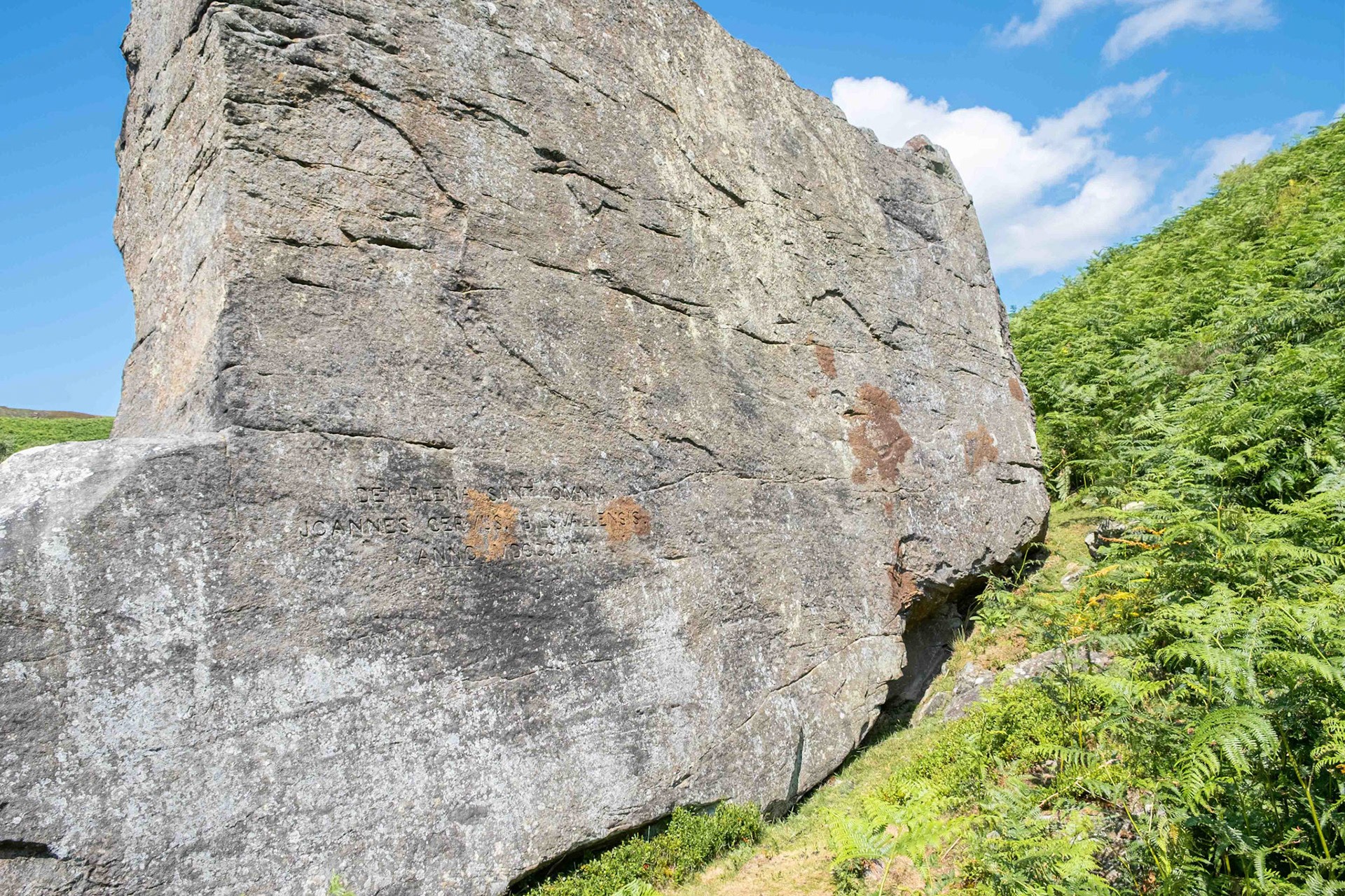 Ship Stone at Tripsdale - North York Moors UK