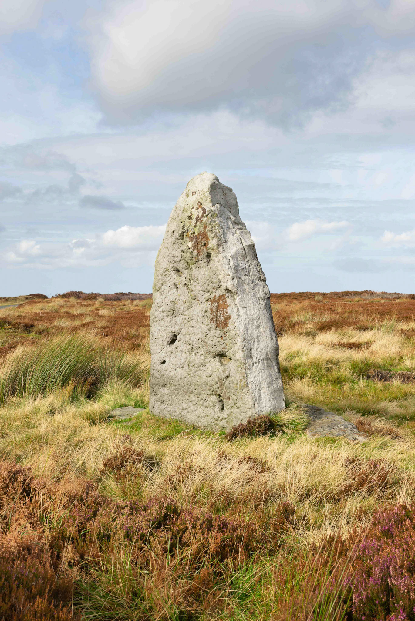 The Millenium Stone on Danby Moor - North York Moors UK 2020