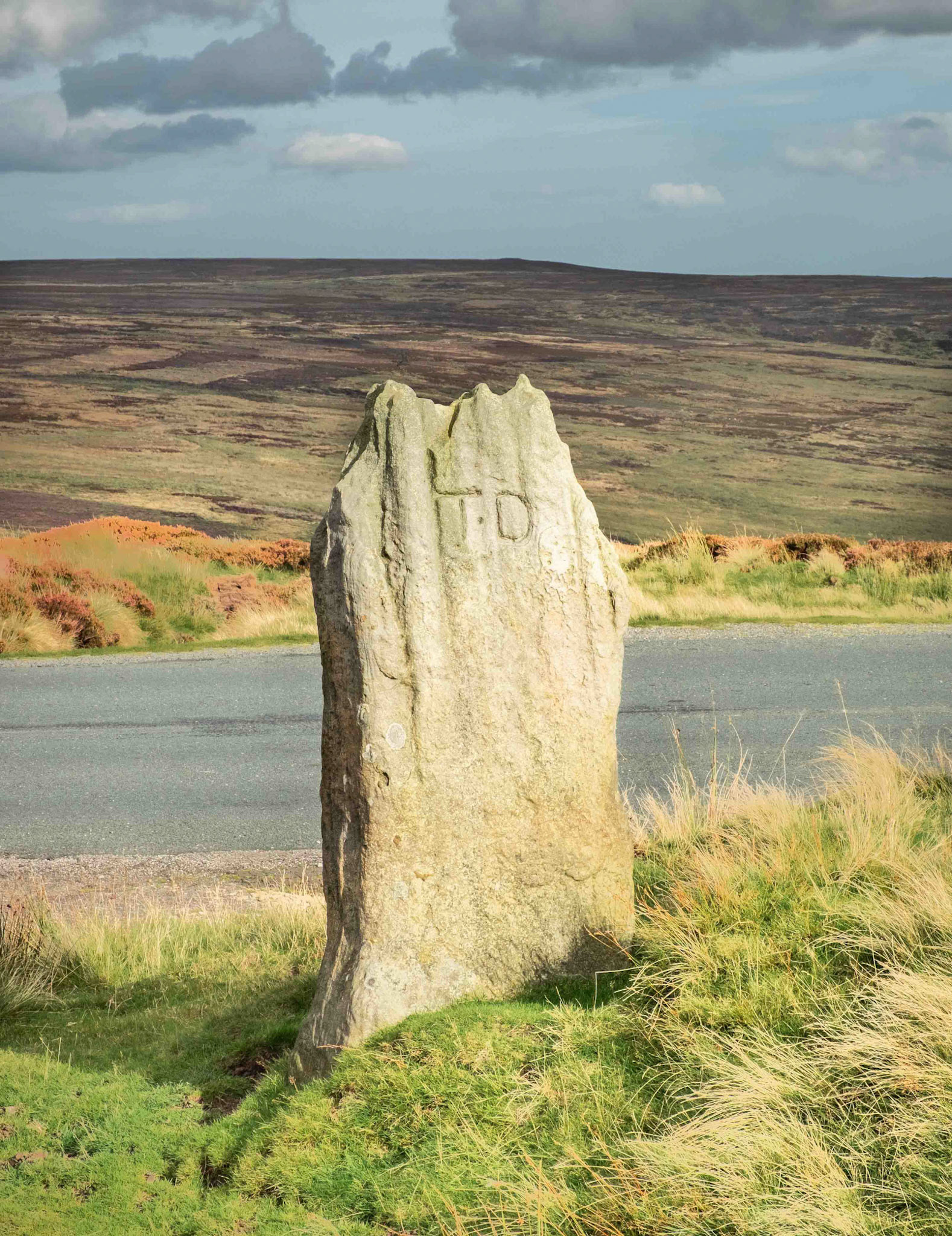 The Margery Bradley Stone - Farndale East North York Moors UK 2020
