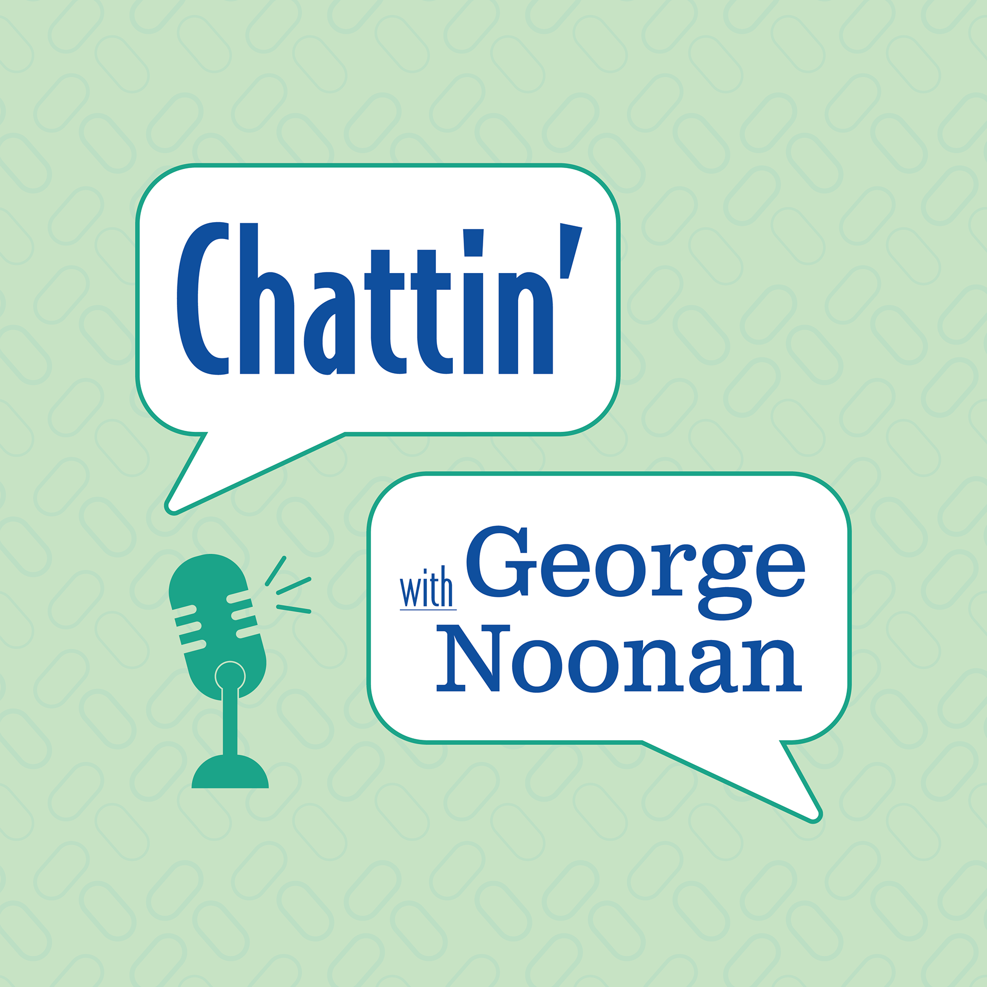 Cover art for a talk show style podcast