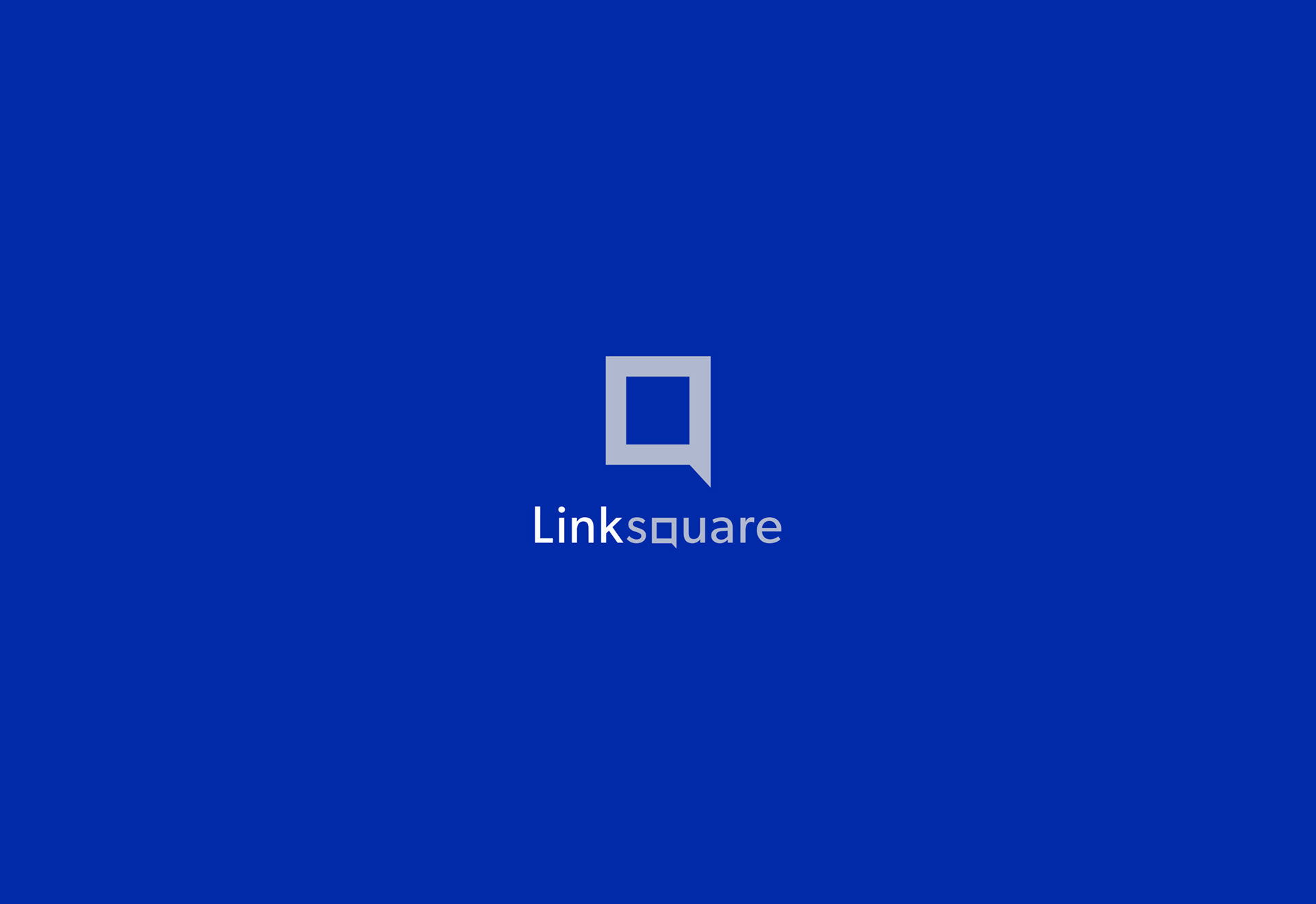 Linksquare / Client: Linksquare / Logotype, Identity Design