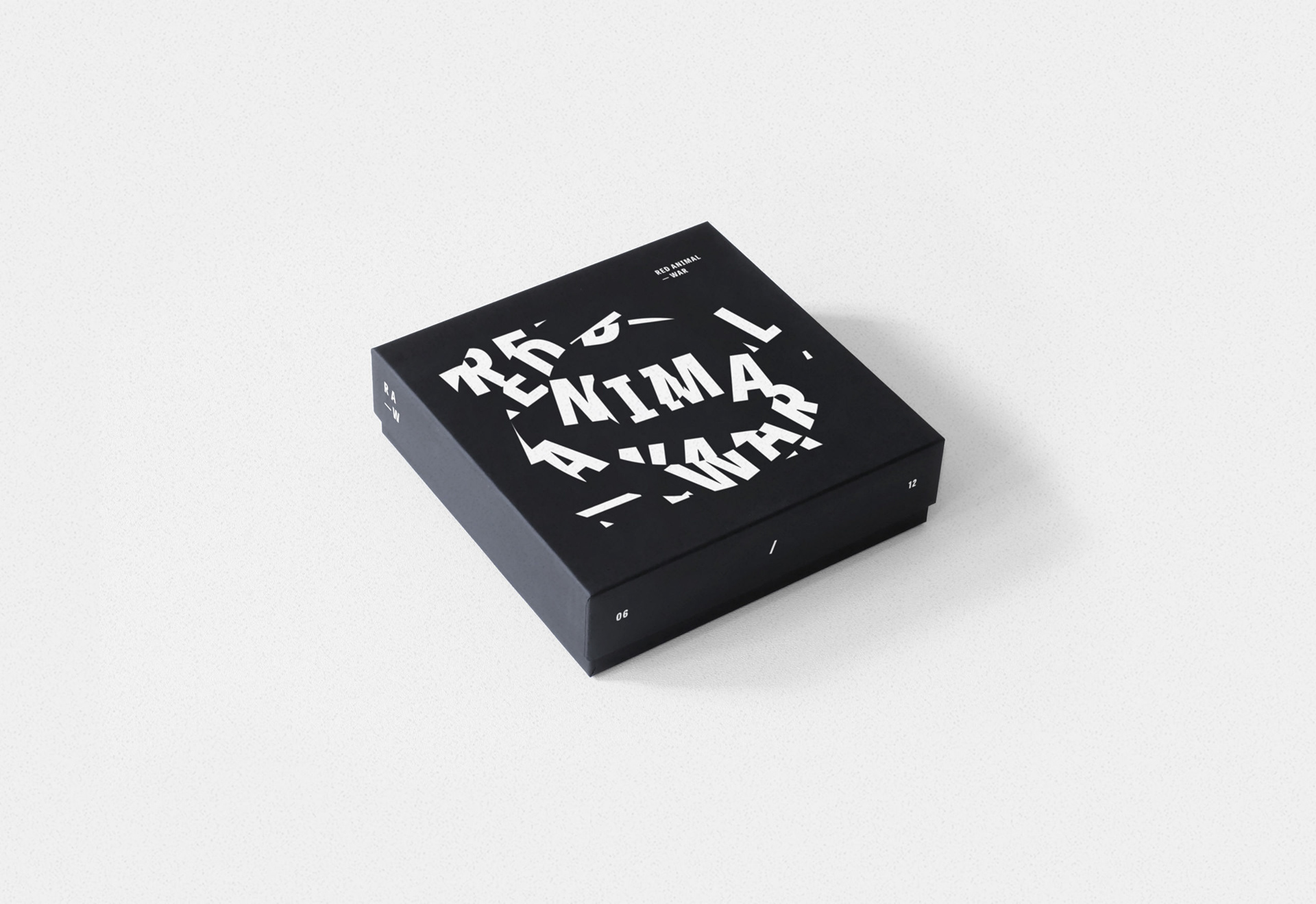 Red Animal War / Client: Red Animal War / Art Direction, Packaging