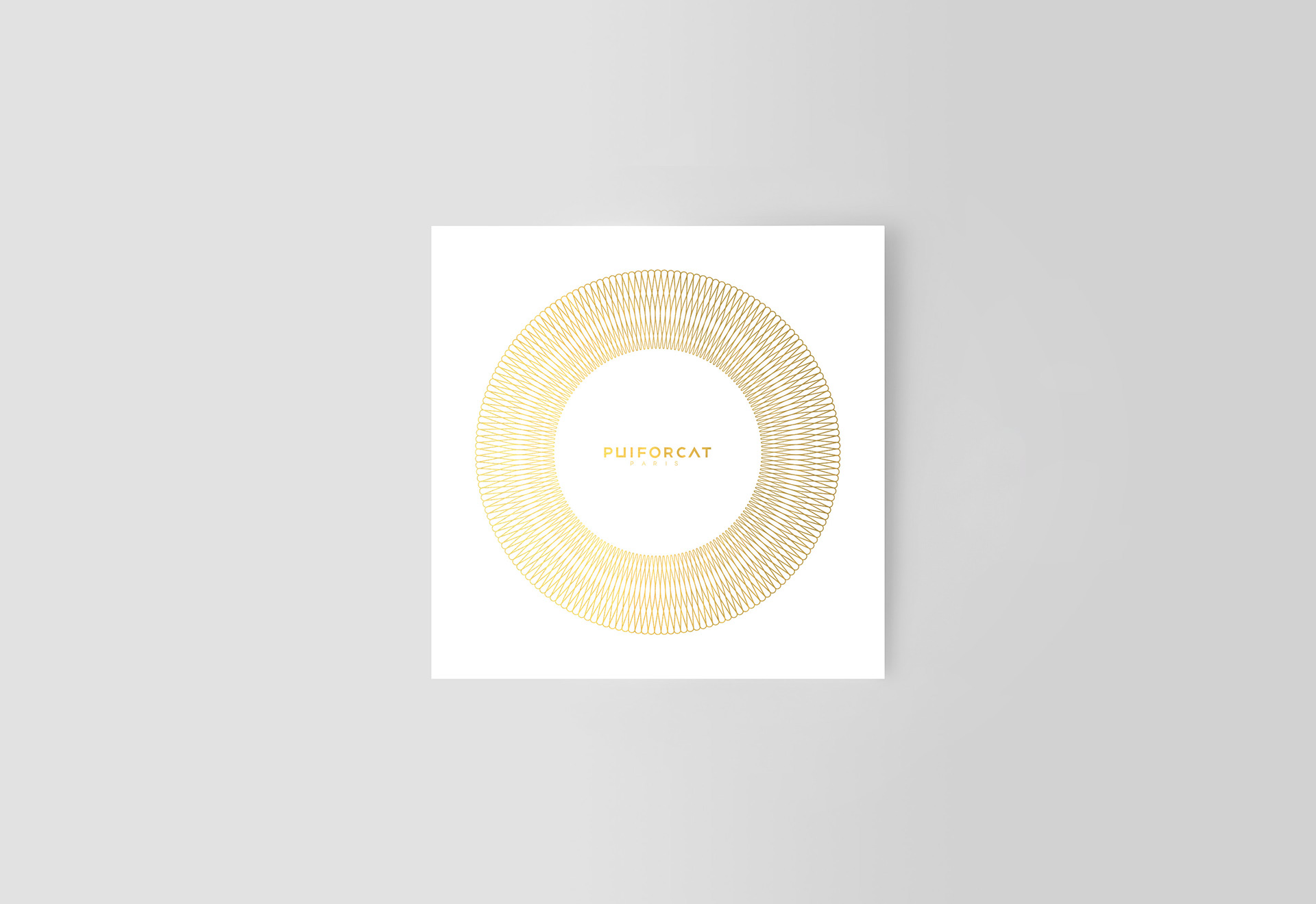 Puiforcat Greeting Card / Client: Agence Downtown / Art Direction, Editorial Design