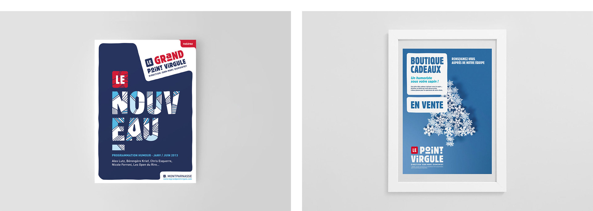 Le Point Virgule / Client: Le Point Virgule / Art Direction, Editorial Design