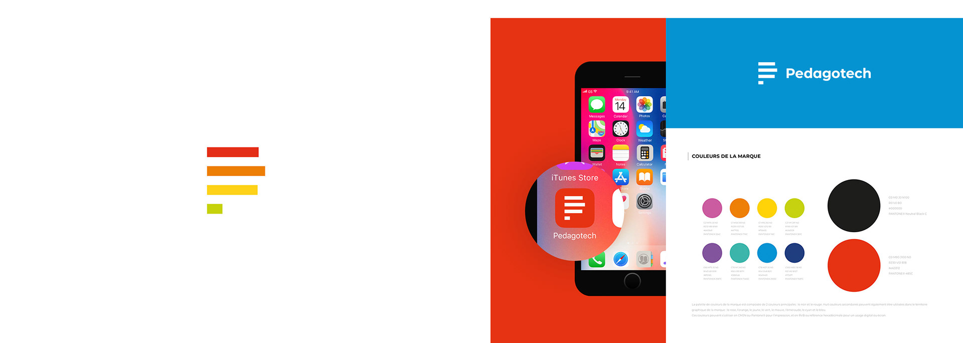 Pedagotech / Client: CEMC / Logotype, Identity Design, Brand Guidelines, Web & App Design, User Interface