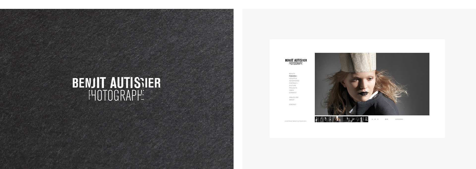 Benoit Autissier / Client: Benoit Autissier / Logotype, Web Design, Responsive & Mobile