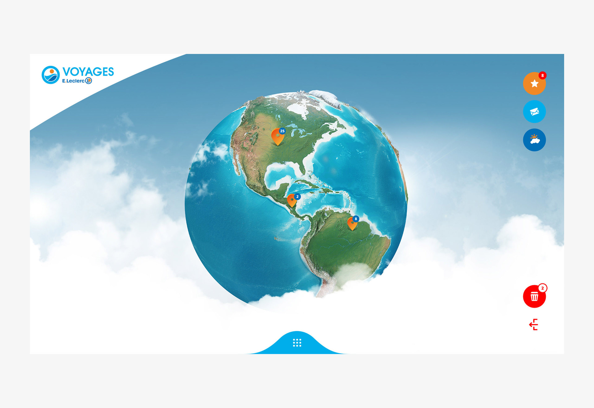 E.Leclerc Voyages / Client: E.Leclerc / Illustration