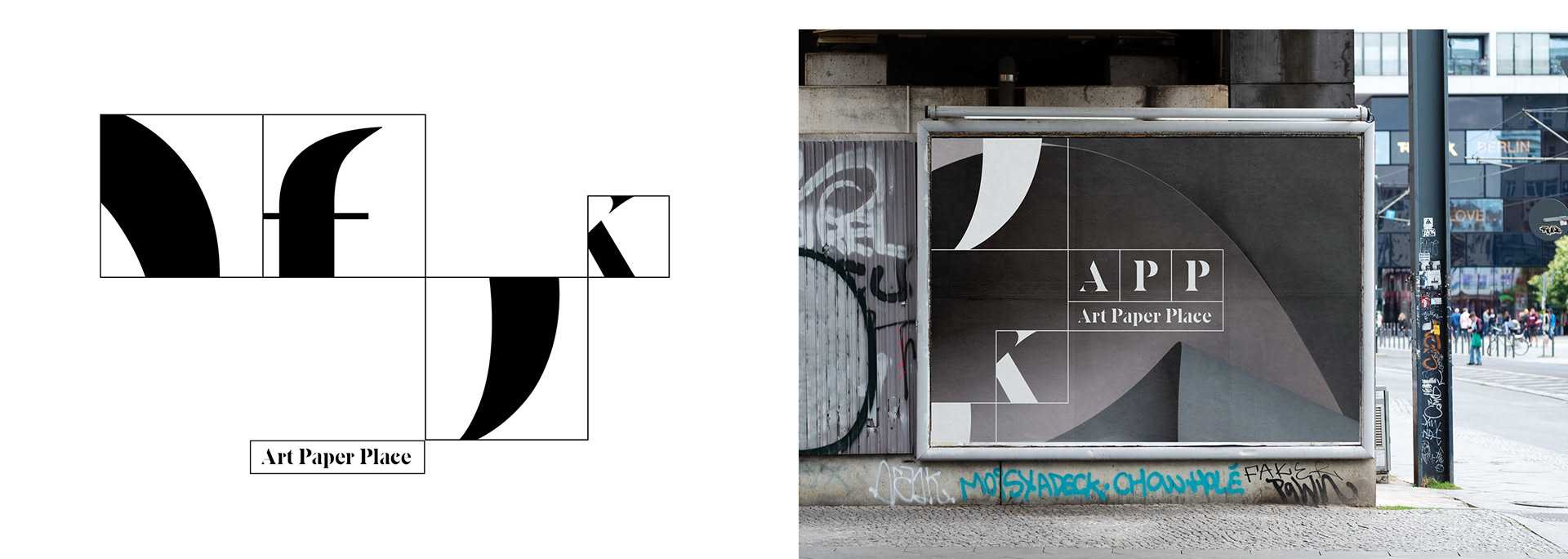 Art Paper Place / Client: Junior Fritz Jacquet / Logotype, Brand System, Brand Guidelines