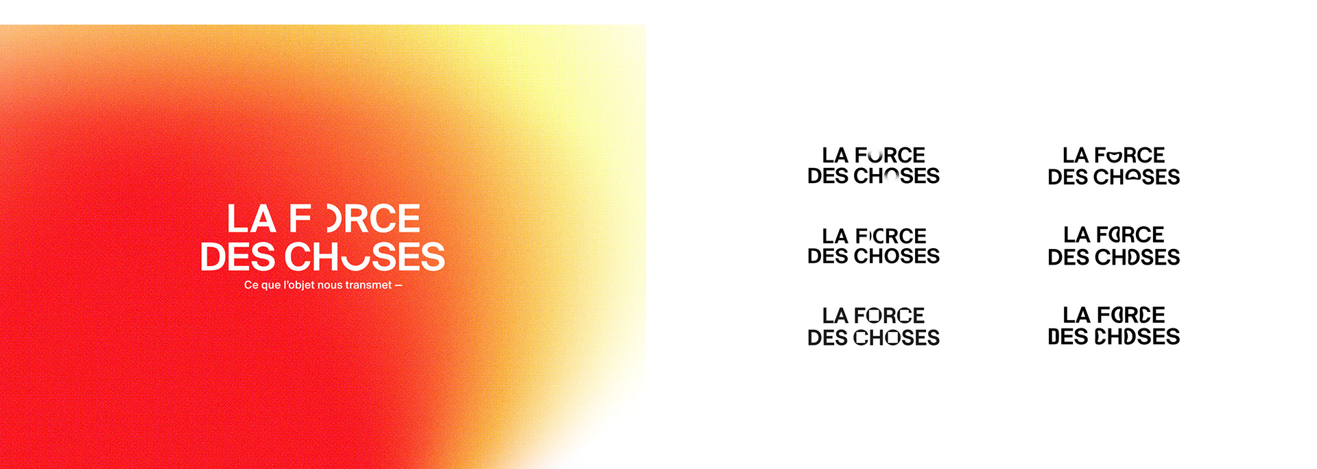 La force des choses / Client: Studio Kankyo / Logotype, Brand System, Editorial Design, Typography