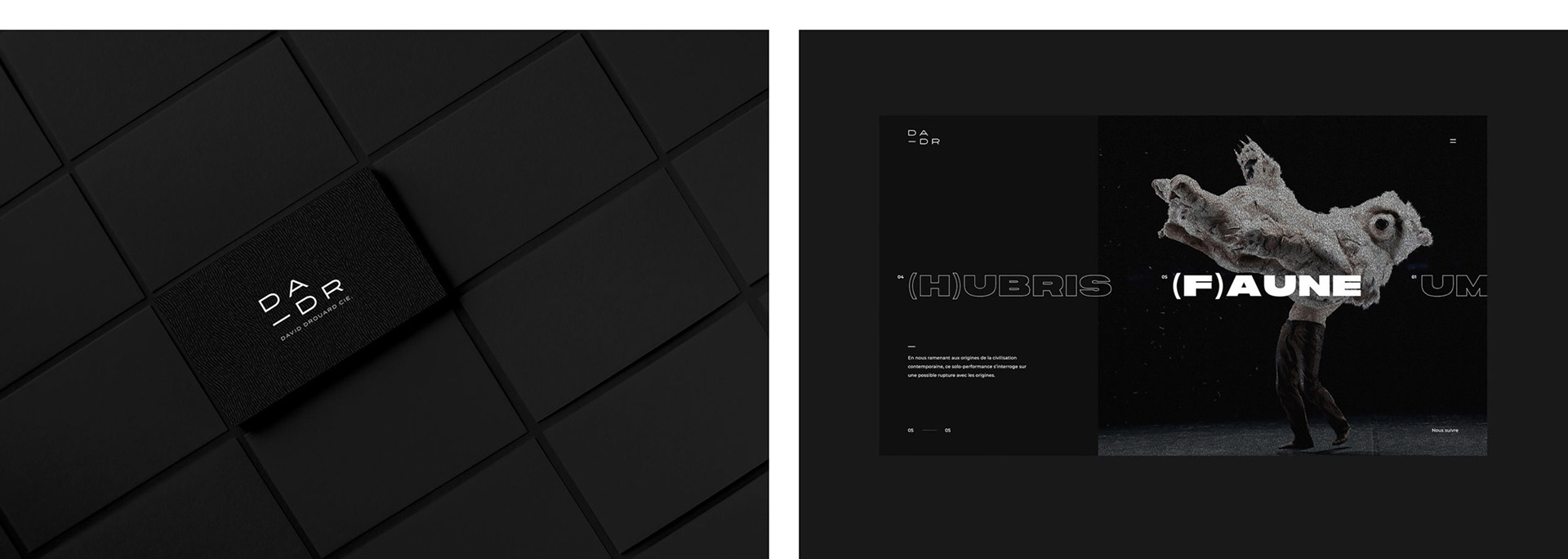 DA–DR / Client: Association Chantier / Logotype, Identity Design, Web & App Design, User Interface, Editorial Design