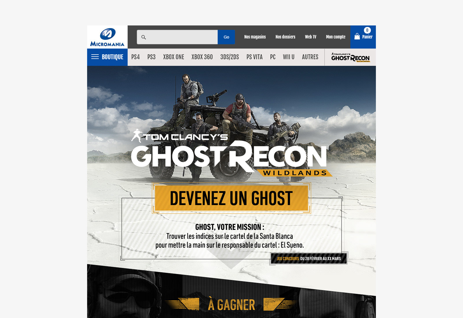 Ghost Recon Wildlands / Client: Ubisoft w/ Biborg / Art Direction, User Interface