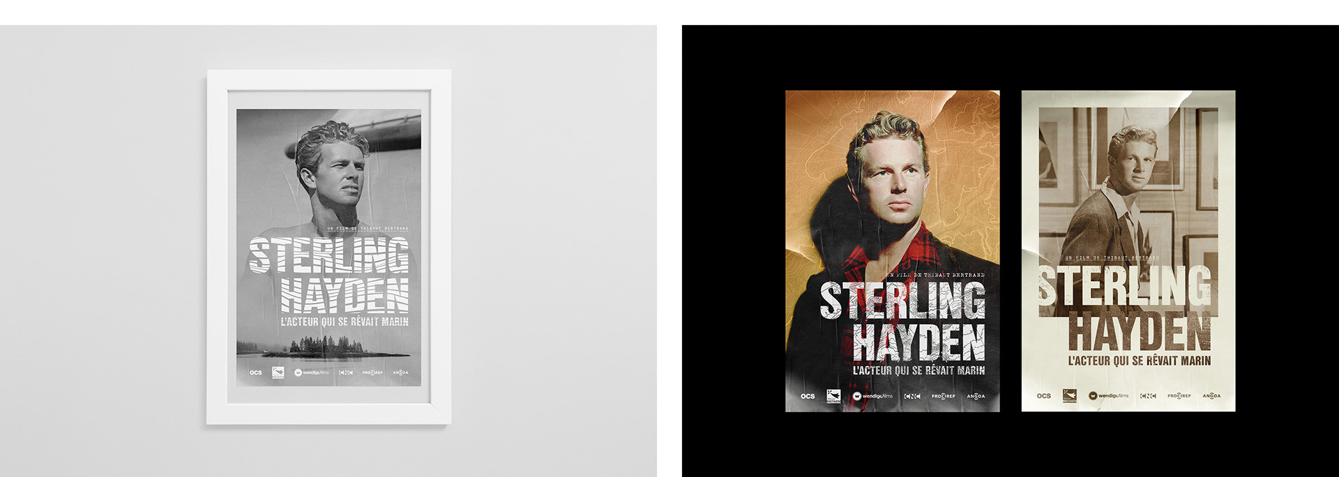 Sterling Hayden / Client: OCS w/ wendigo films / Art Direction, Editorial Design