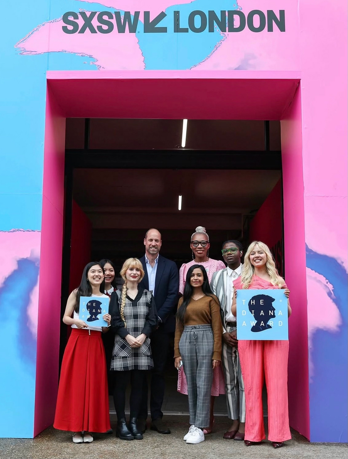 Ella spoke to Prince William at SXSW London with fellow Diana Award Recipients 