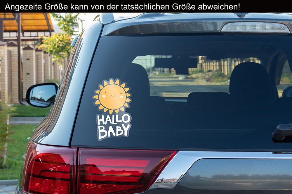 Sonne - Auch in Wunschfarben (+Silber) möglich