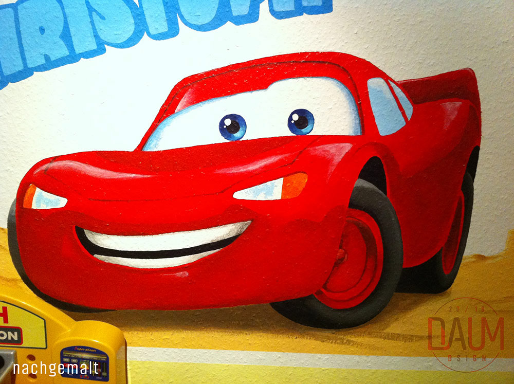 Wandmalerei "Cars"
