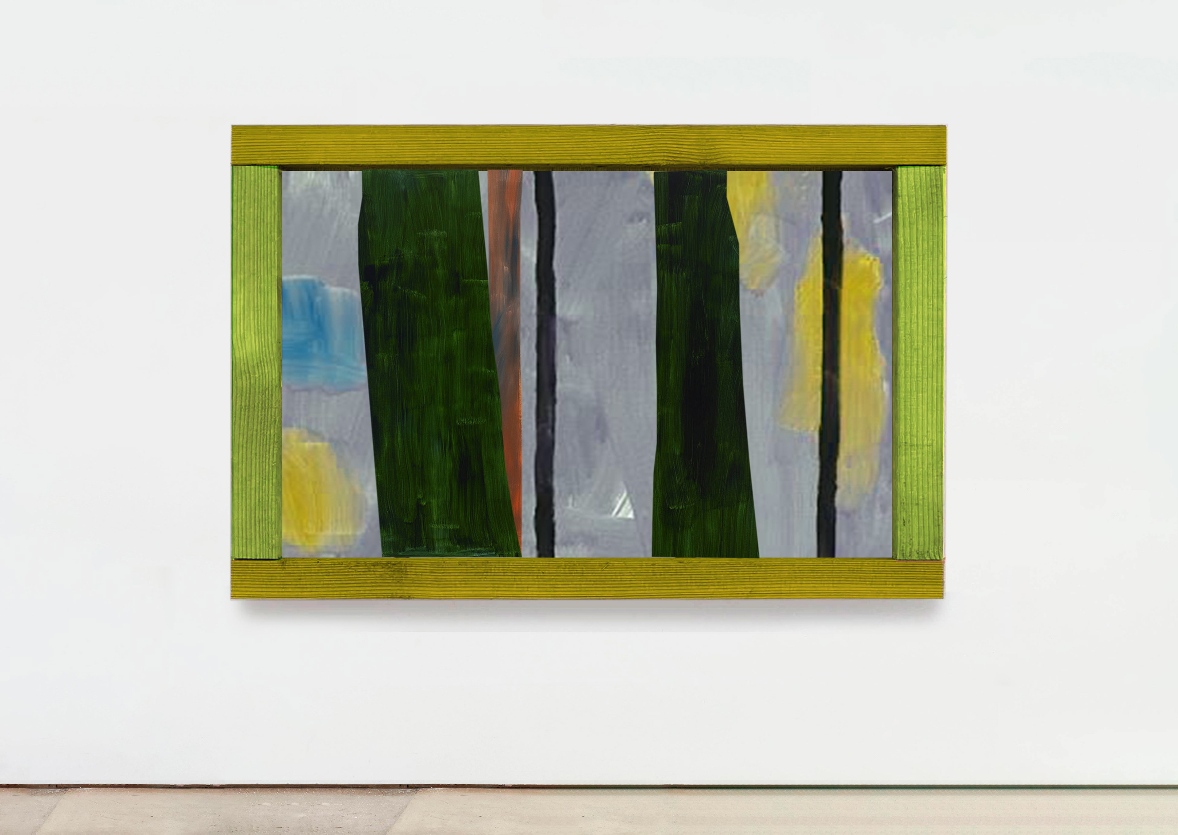 Oil on canvas, wood, 81x54