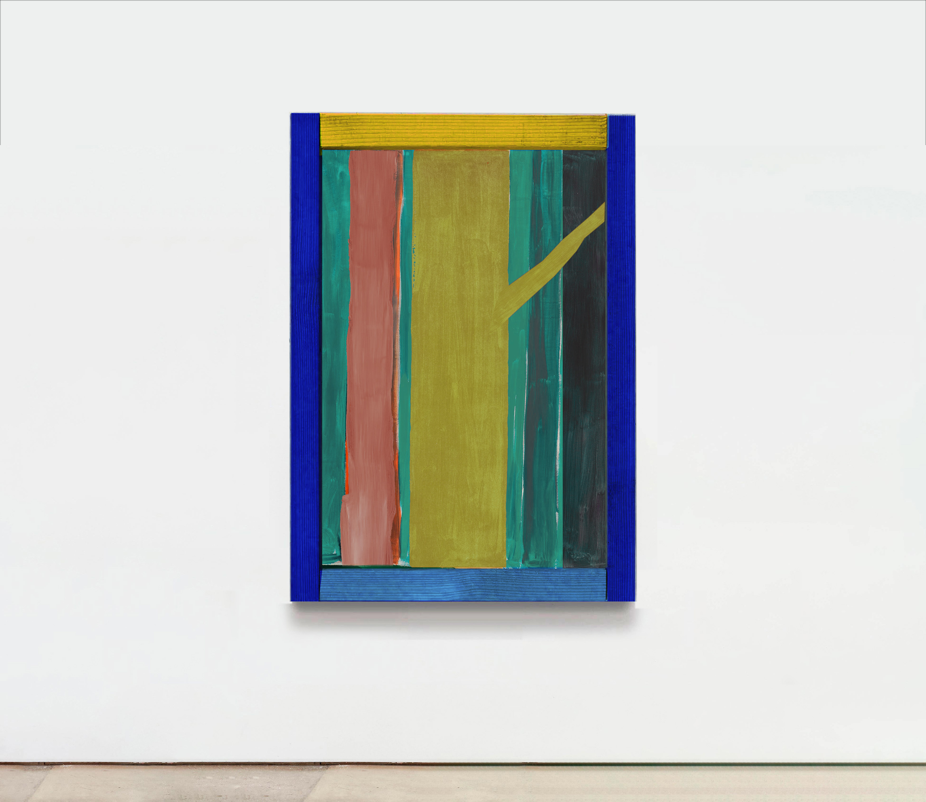 Oil on canvas, wood, 100x73