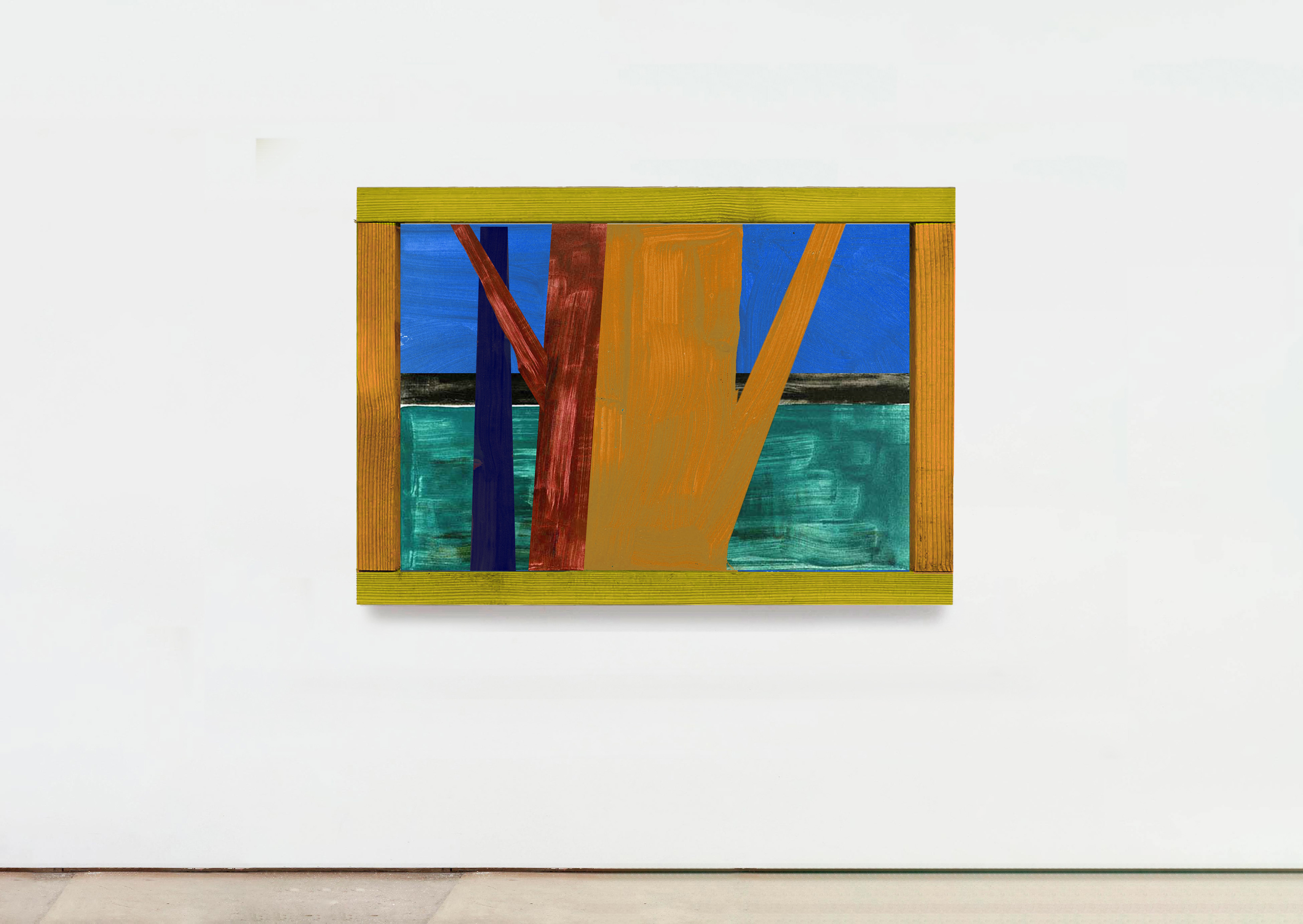 Oil on canvas, wood, 81x60