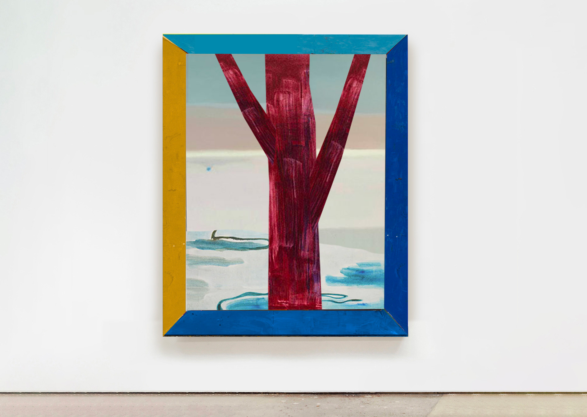 Oil on canvas, wood, 73x92