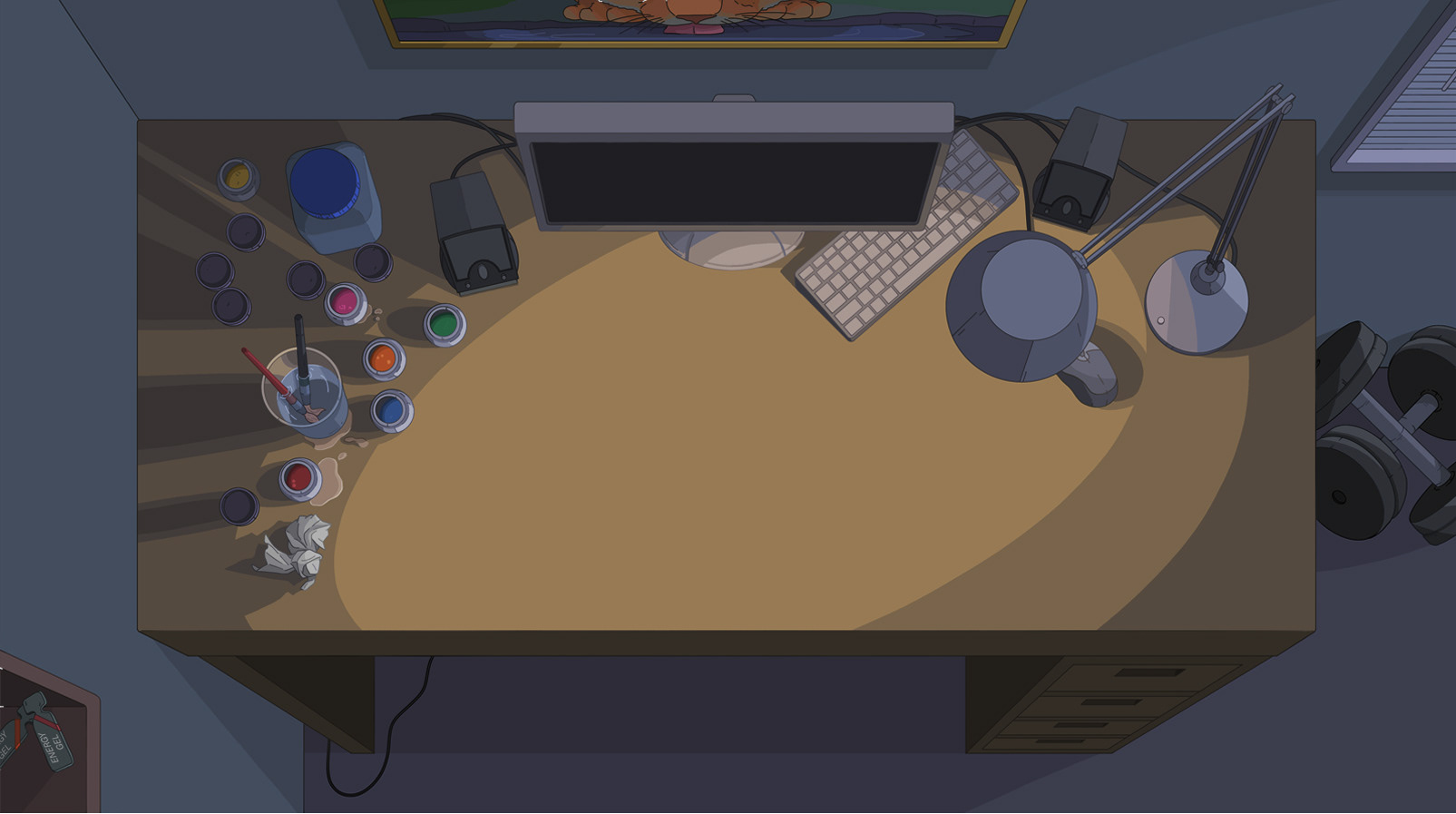 Color Key Painting by Susan Pemberton