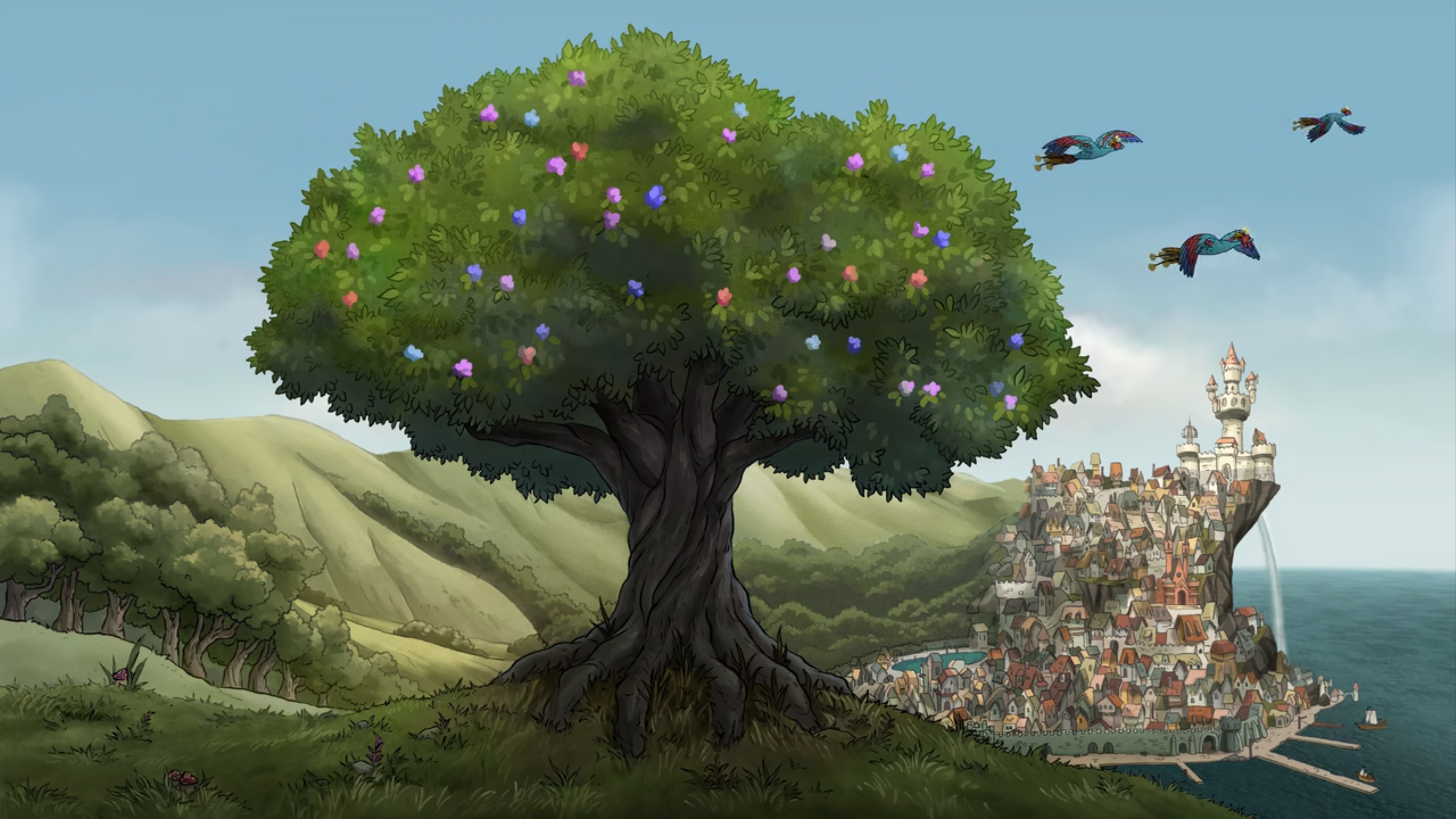 Color Key Painting by Susan Pemberton, Paint by Alex Henderson