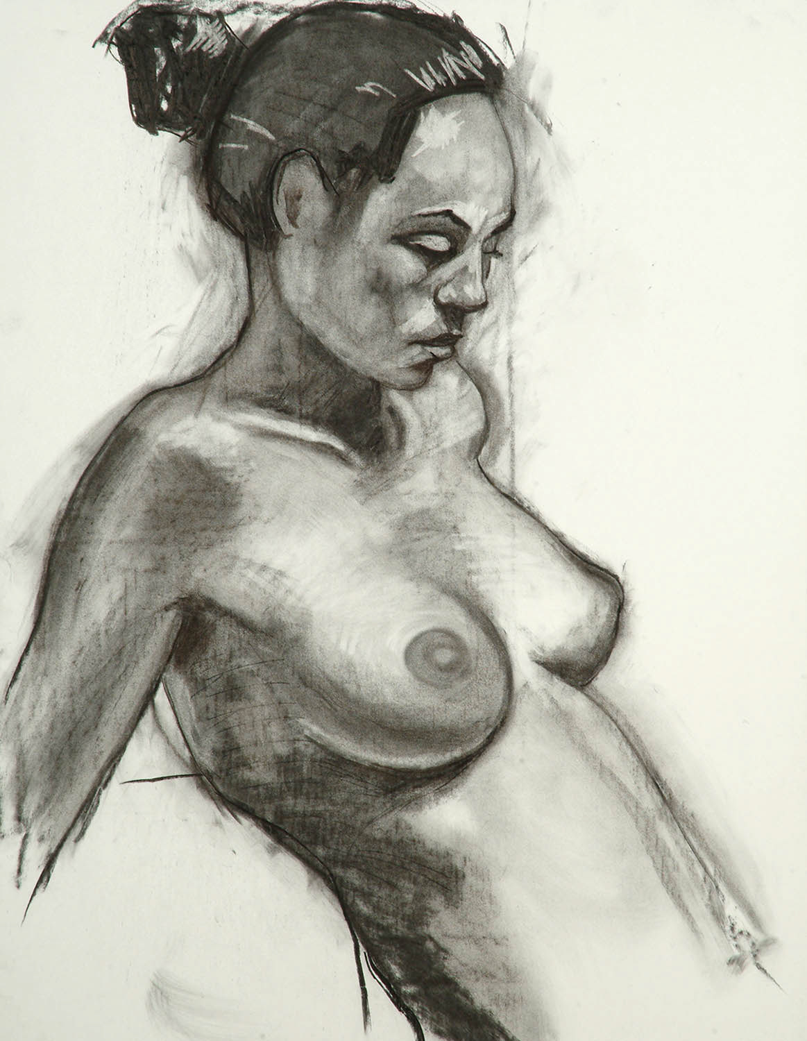 Life drawing in Nunhead.