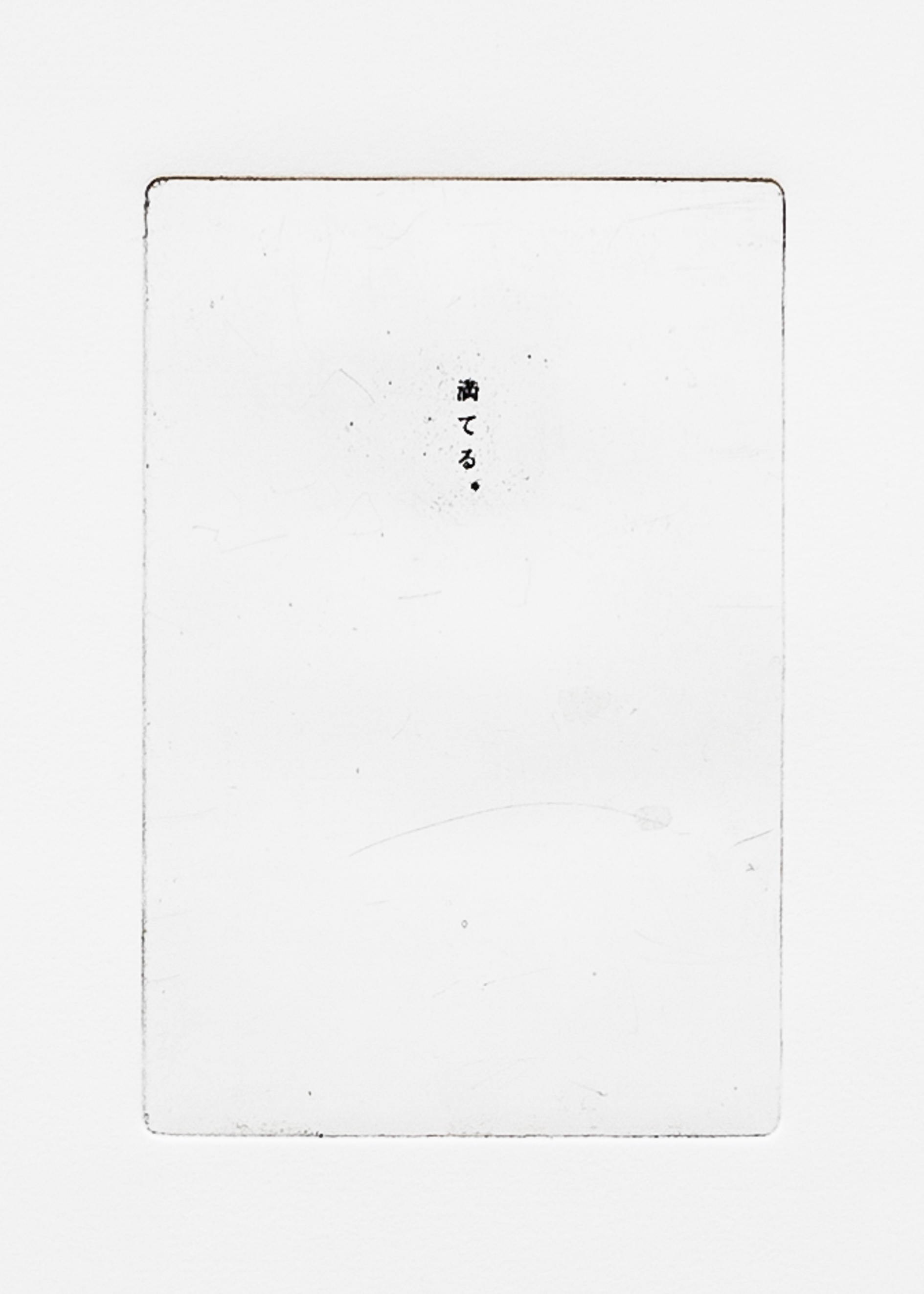 Miteru, 2013, etching on paper, 122x80.5 cm (paper size)