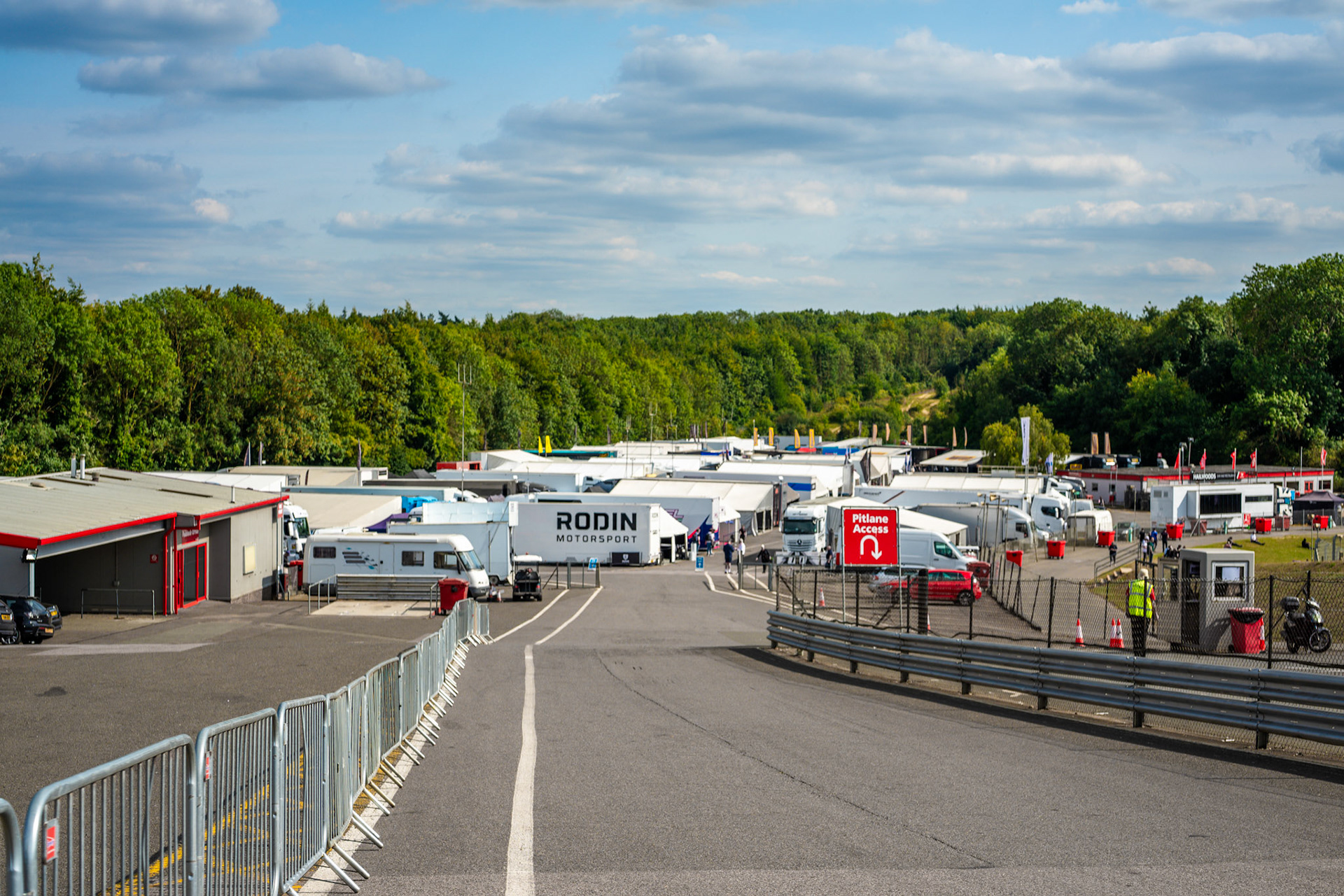 View over Paddock