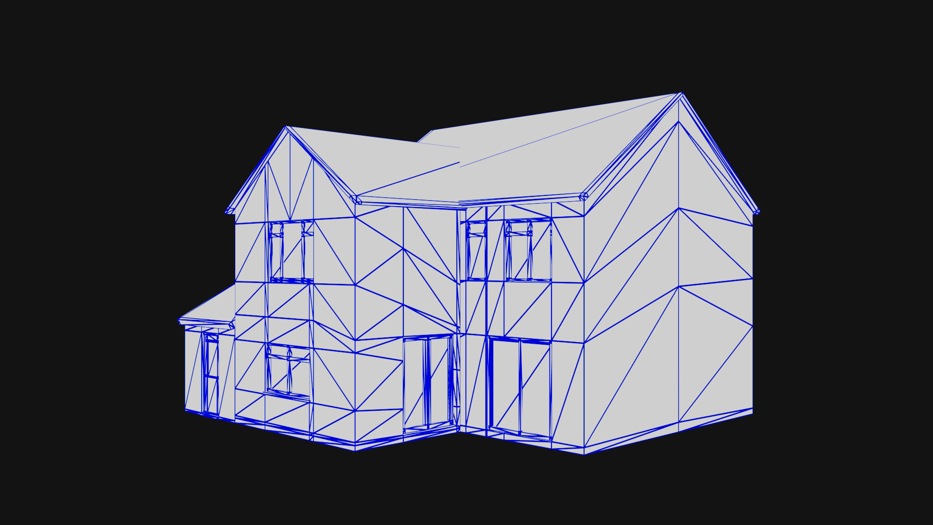 Polygon house - triangles allowed