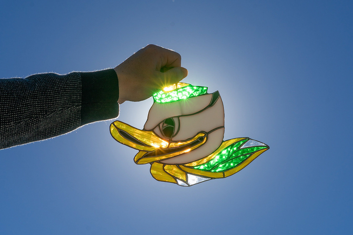 stained glass for the duck store