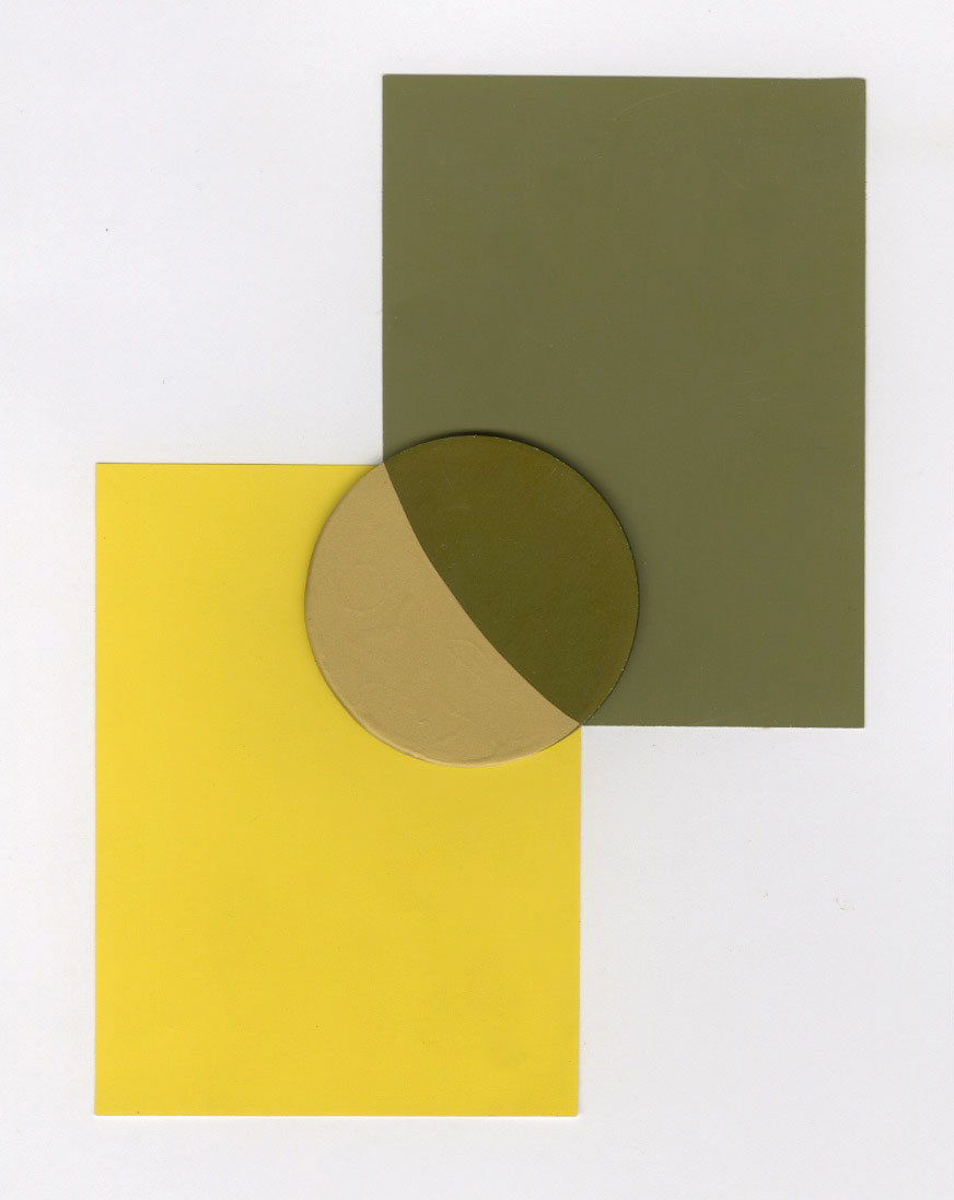 Color-aid paper,  anodized aluminum, vinyl wrap