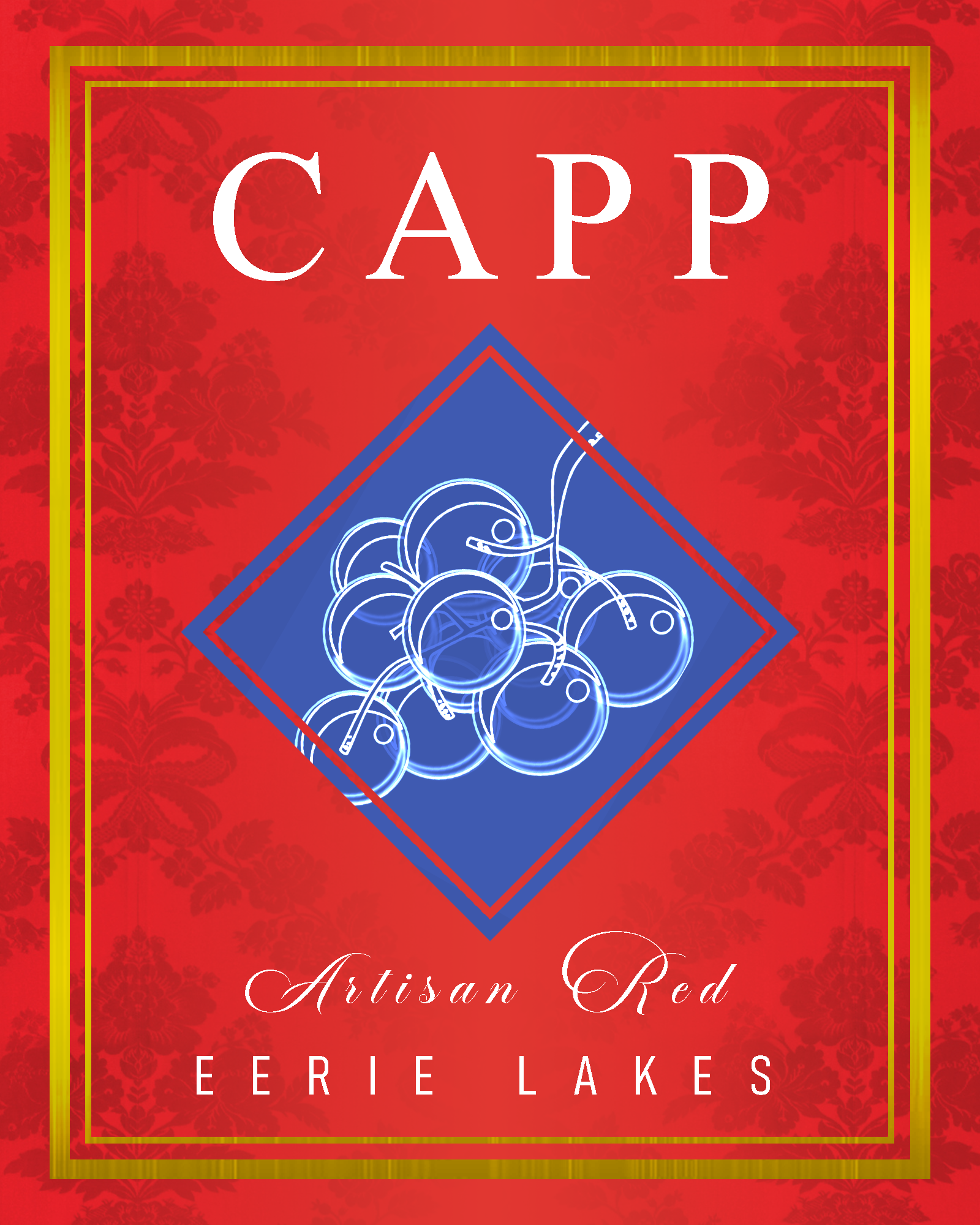 Phony wine label, cleared for copyright