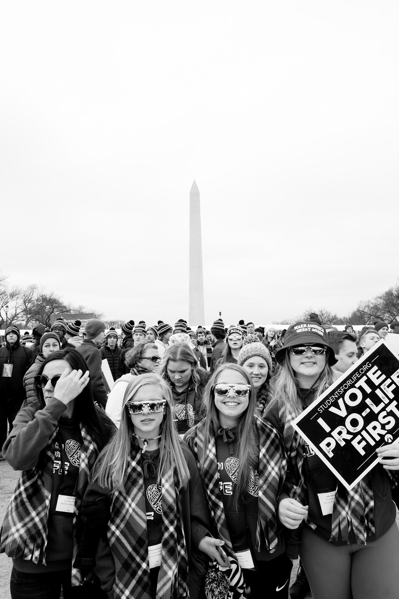 March for Life, annual Pro-Life Rally. Washington DC. January 24th, 2020